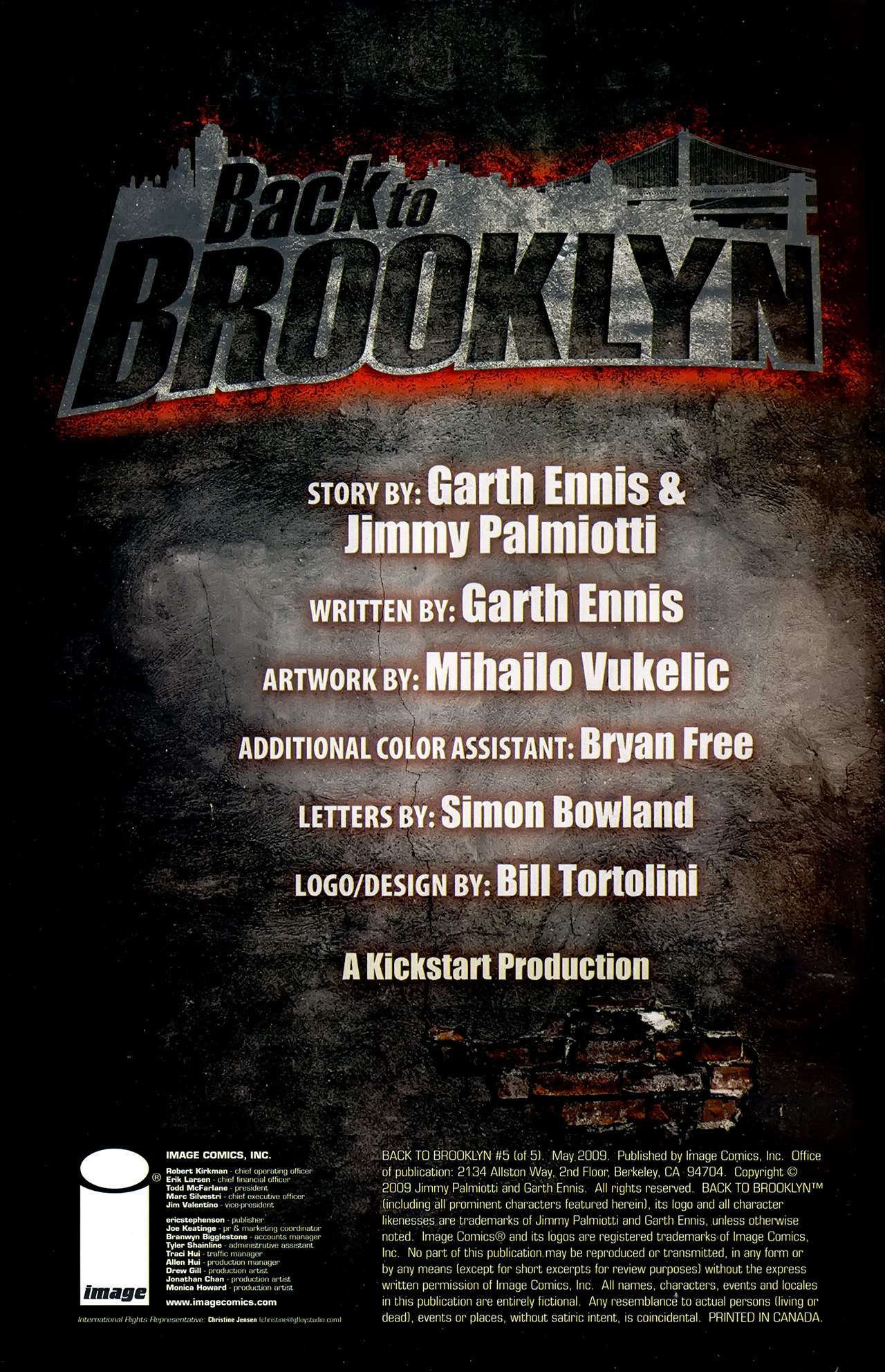 Read online Back to Brooklyn comic -  Issue #5 - 2