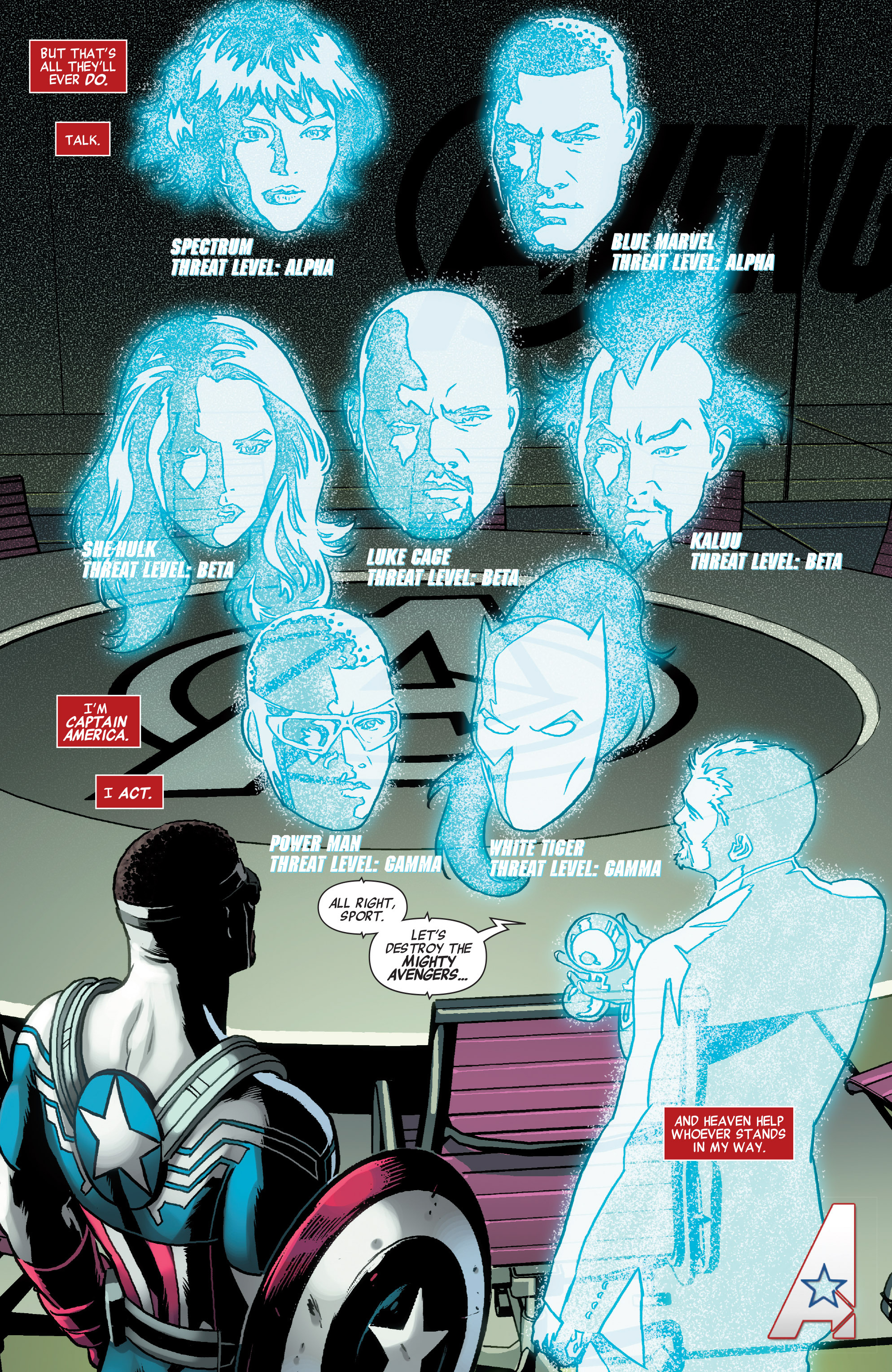 Read online Captain America and the Mighty Avengers comic -  Issue #1 - 21