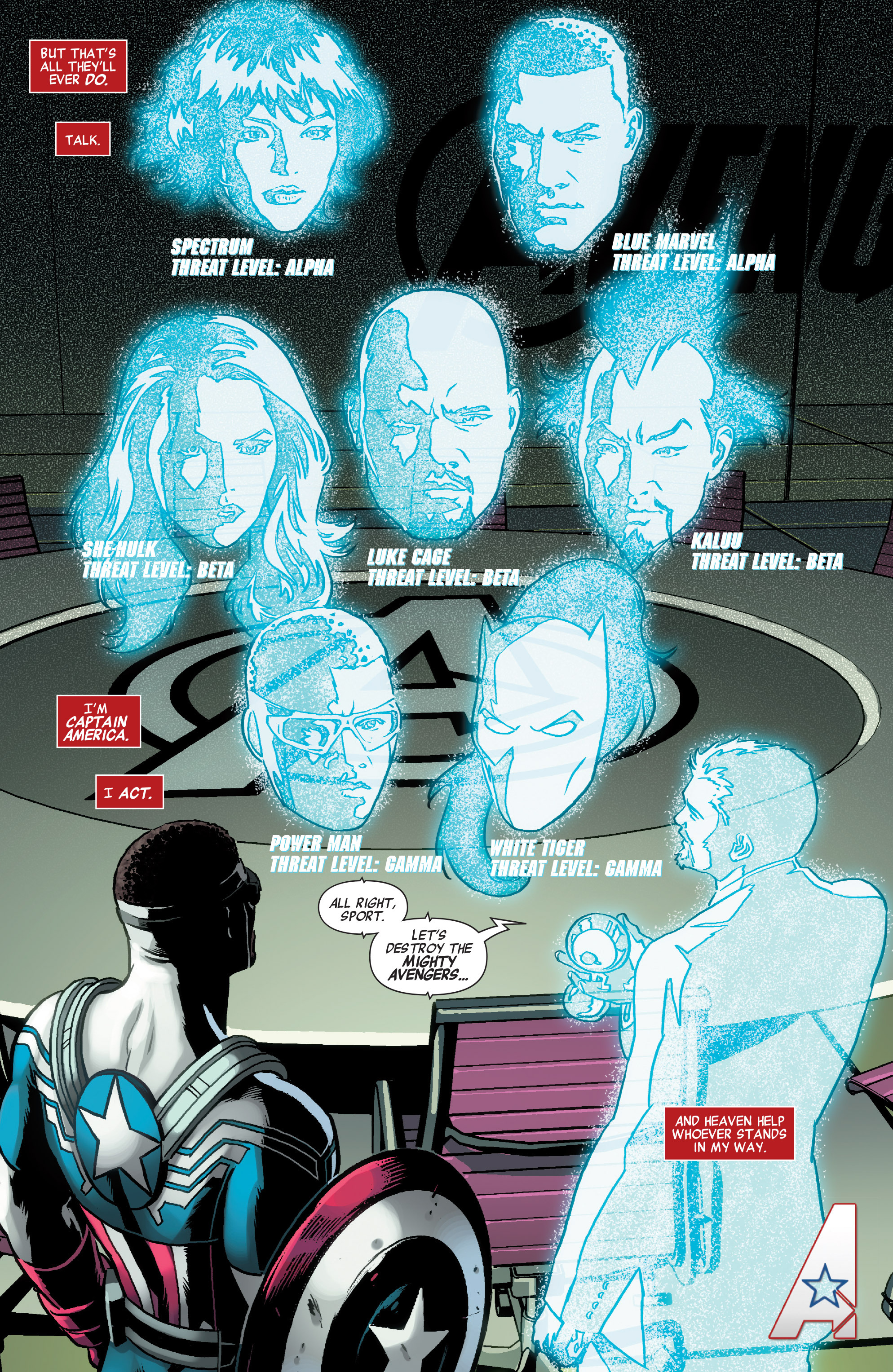 Read online Captain America and the Mighty Avengers comic -  Issue #1 - 21