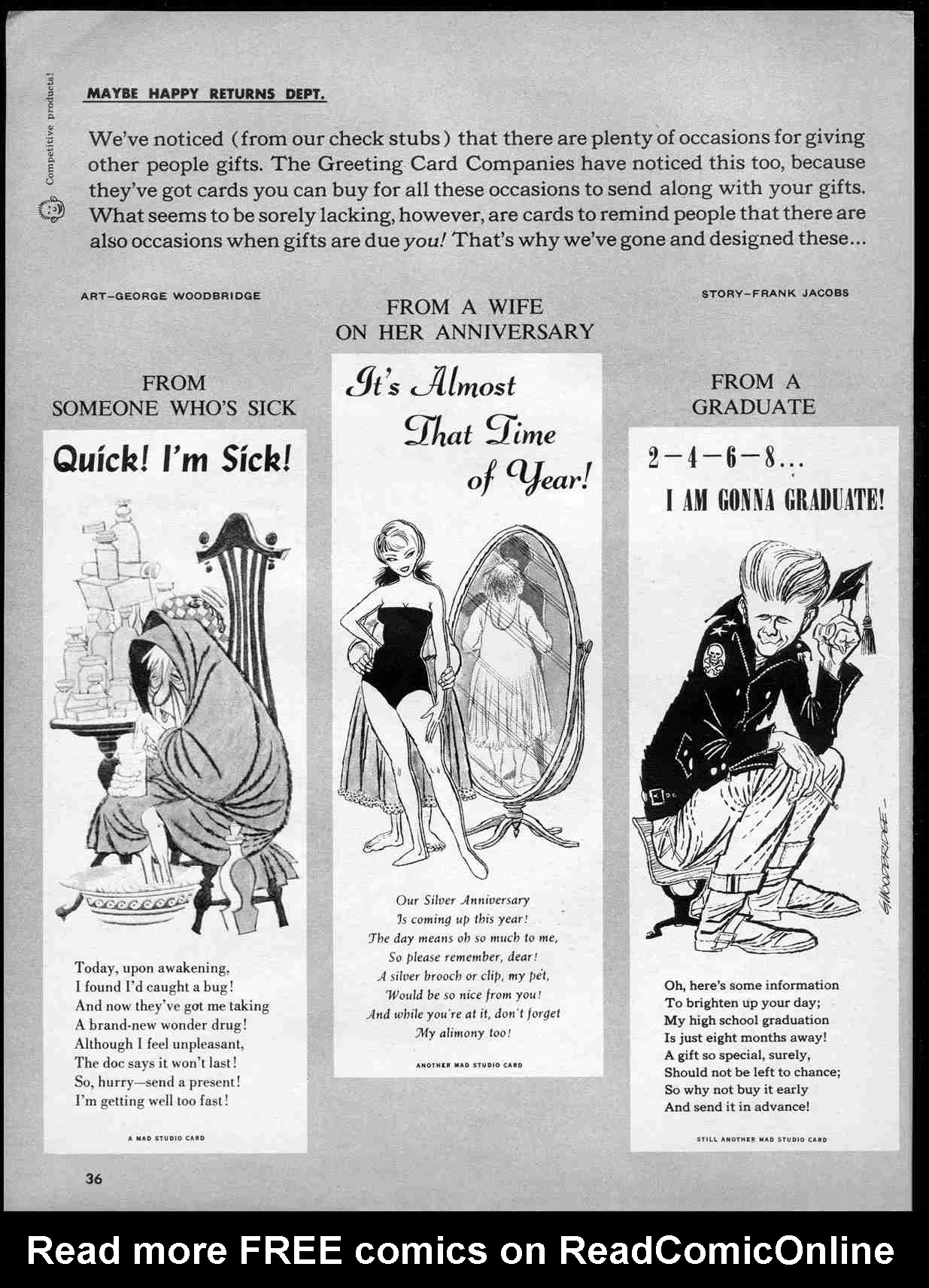 Read online MAD comic -  Issue #50 - 38