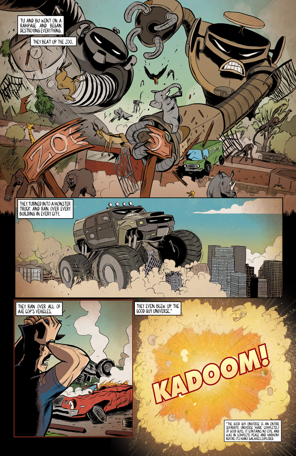 Read online Axe Cop: President of the World comic -  Issue #2 - 12