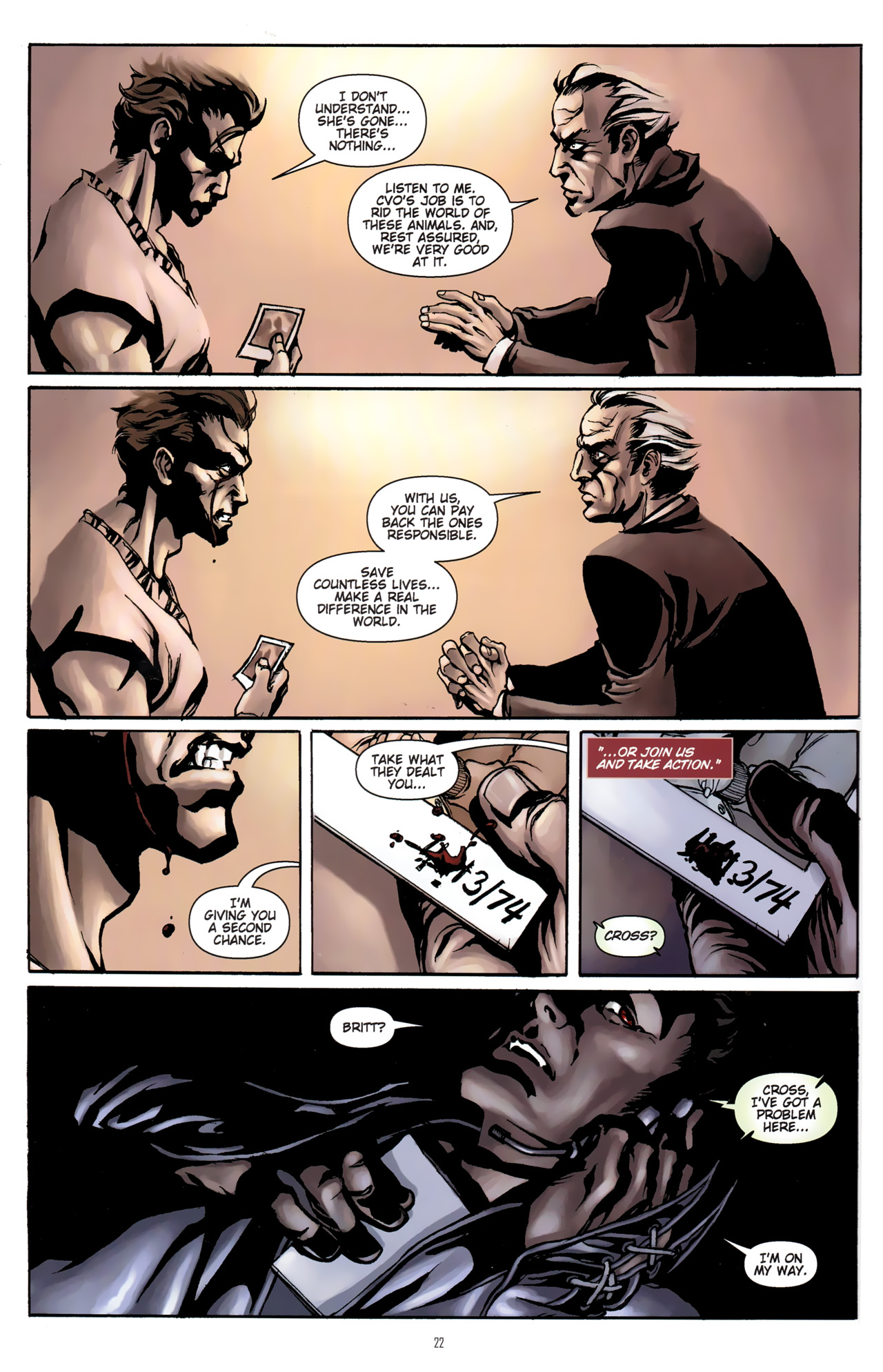 Read online CVO : Covert Vampiric Operations -- 100-Page Spectacular comic -  Issue # TPB - 24