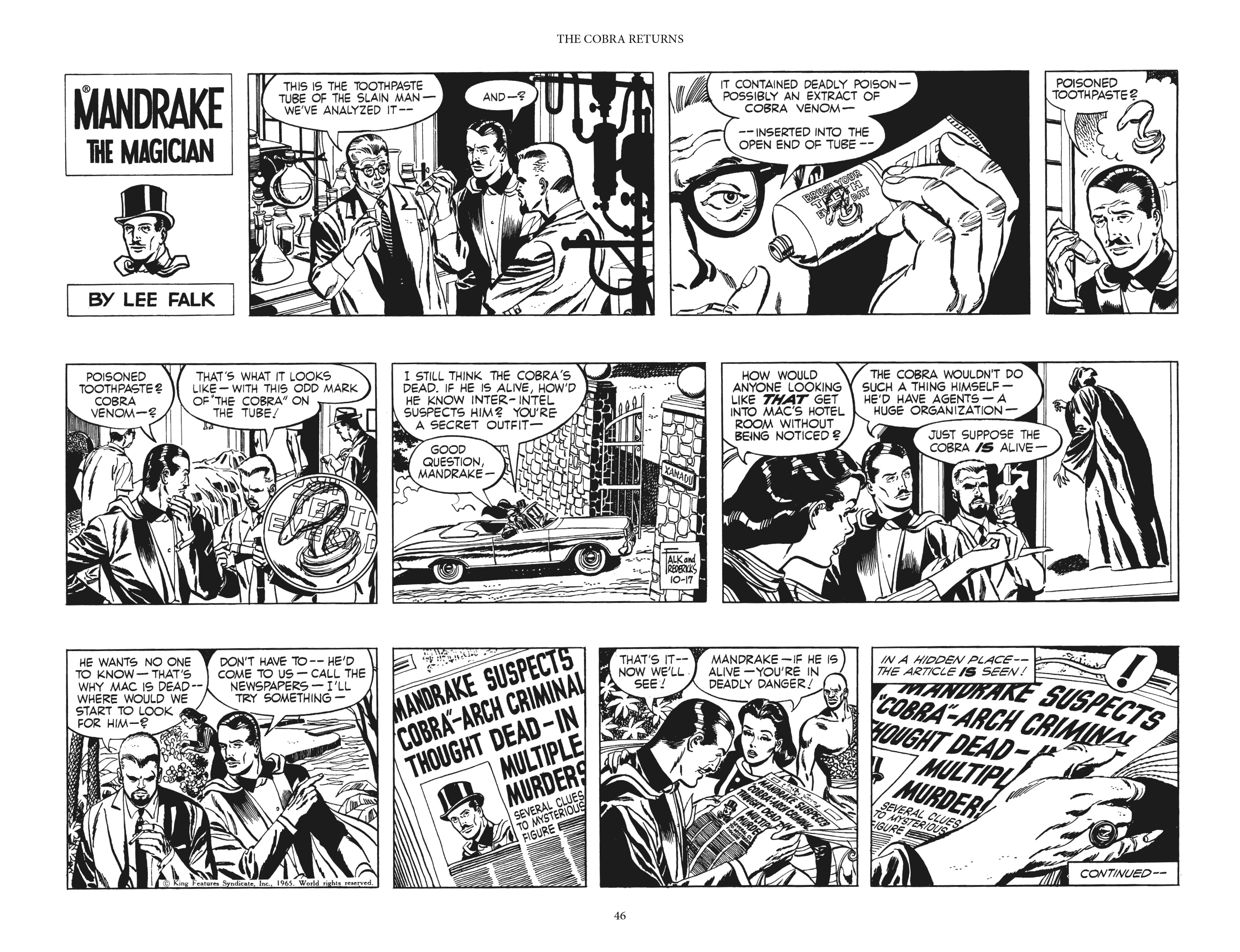 Read online Mandrake the Magician: The Fred Fredricks Sundays comic -  Issue # TPB (Part 1) - 47