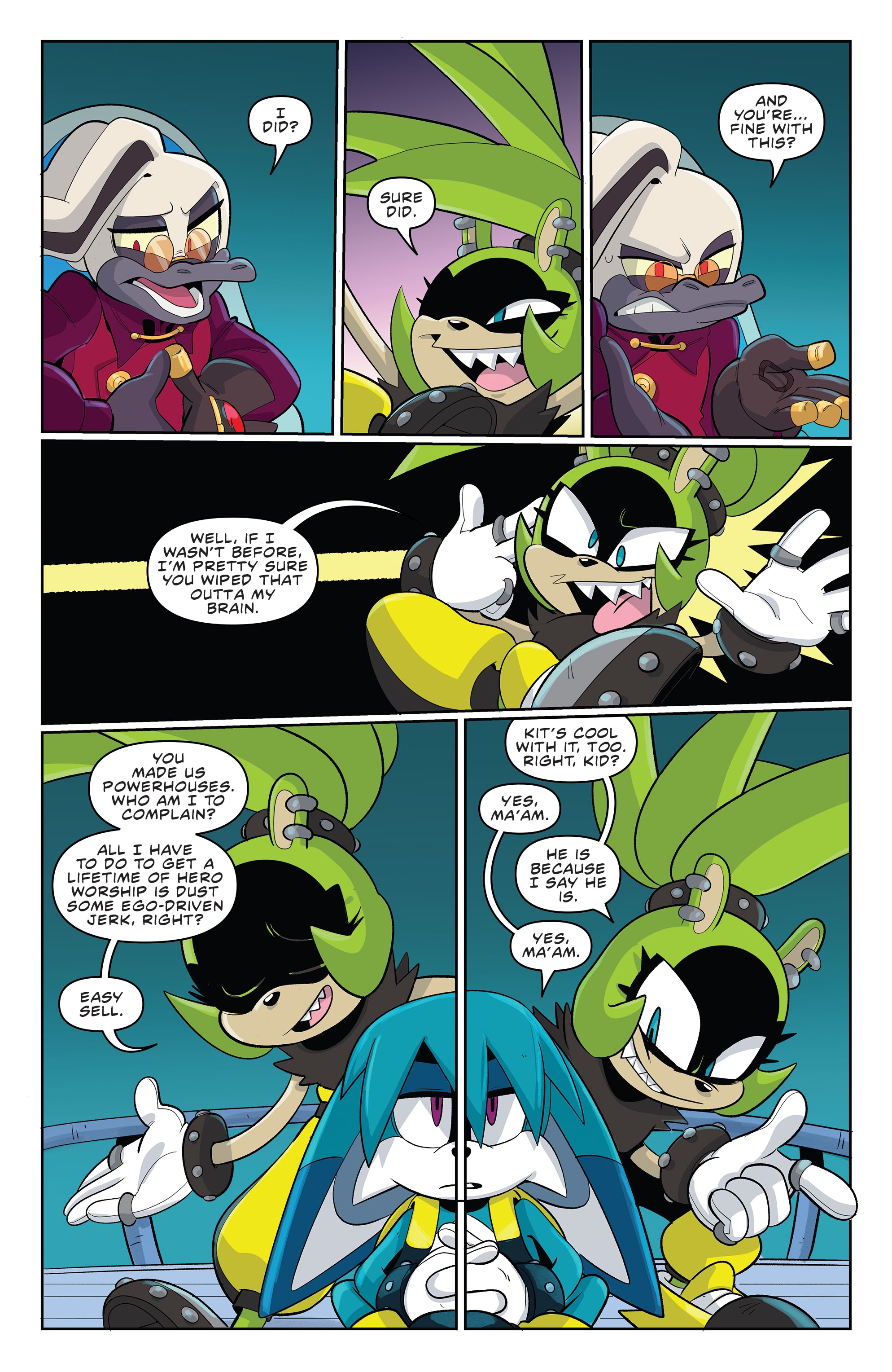 Read online Sonic the Hedgehog: Imposter Syndrome comic -  Issue #3 - 22