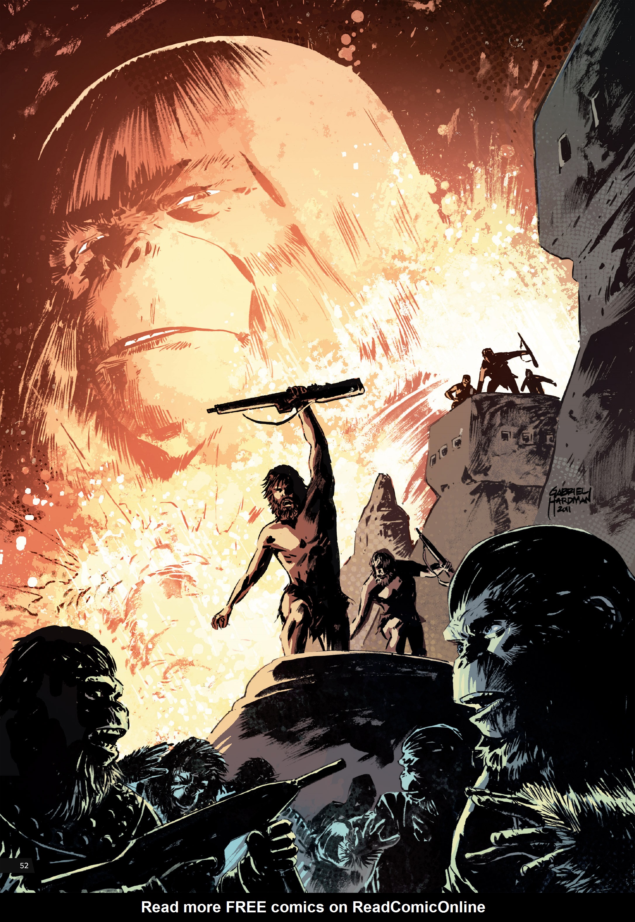 Read online Planet of the Apes Artist Tribute comic -  Issue # TPB - 52