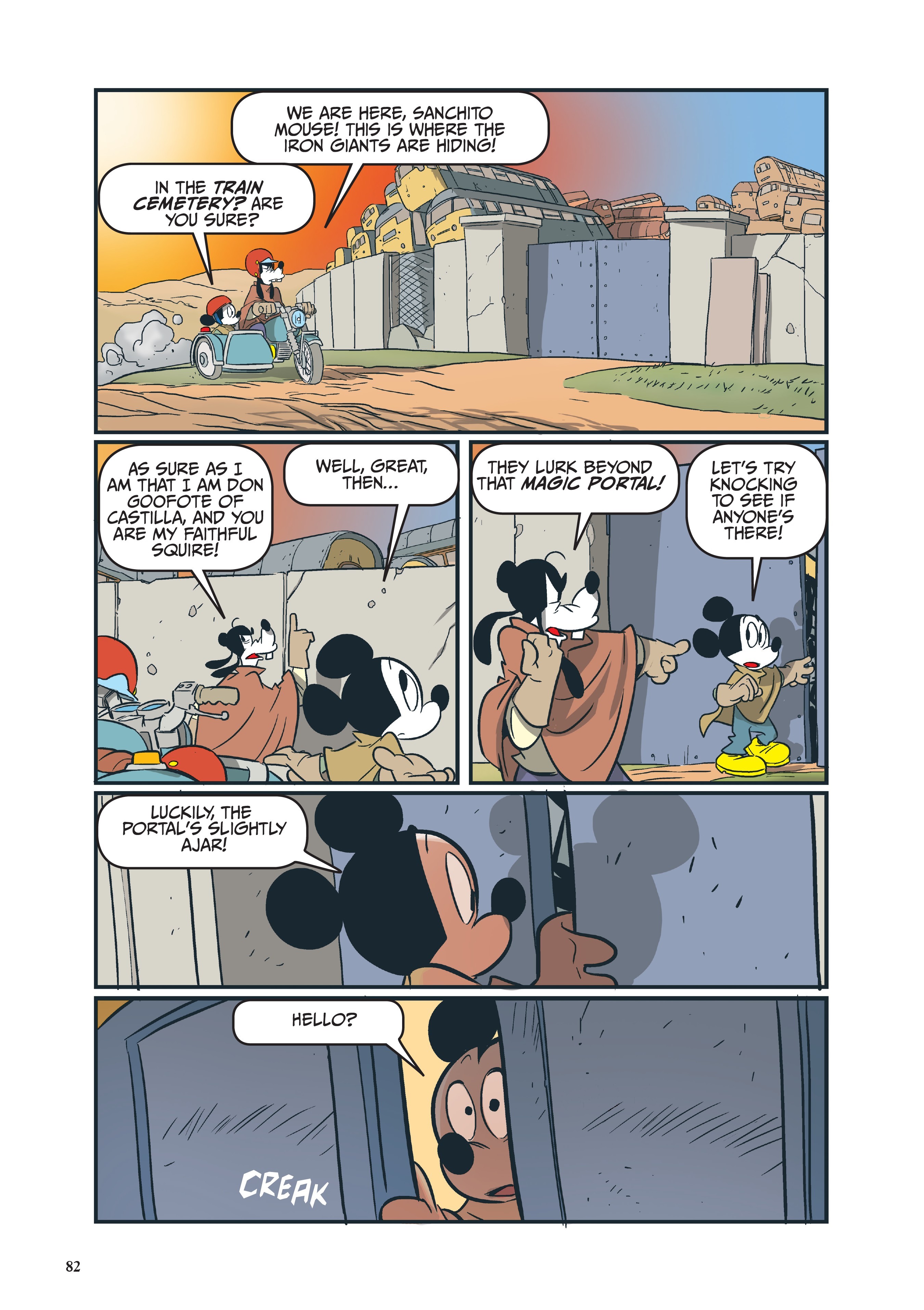 Read online Disney Don Quixote, Starring Goofy and Mickey Mouse comic -  Issue # TPB - 83