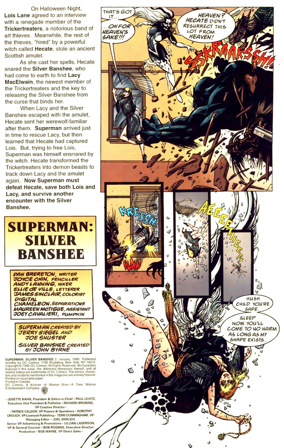 Read online Superman: Silver Banshee comic -  Issue #2 - 2