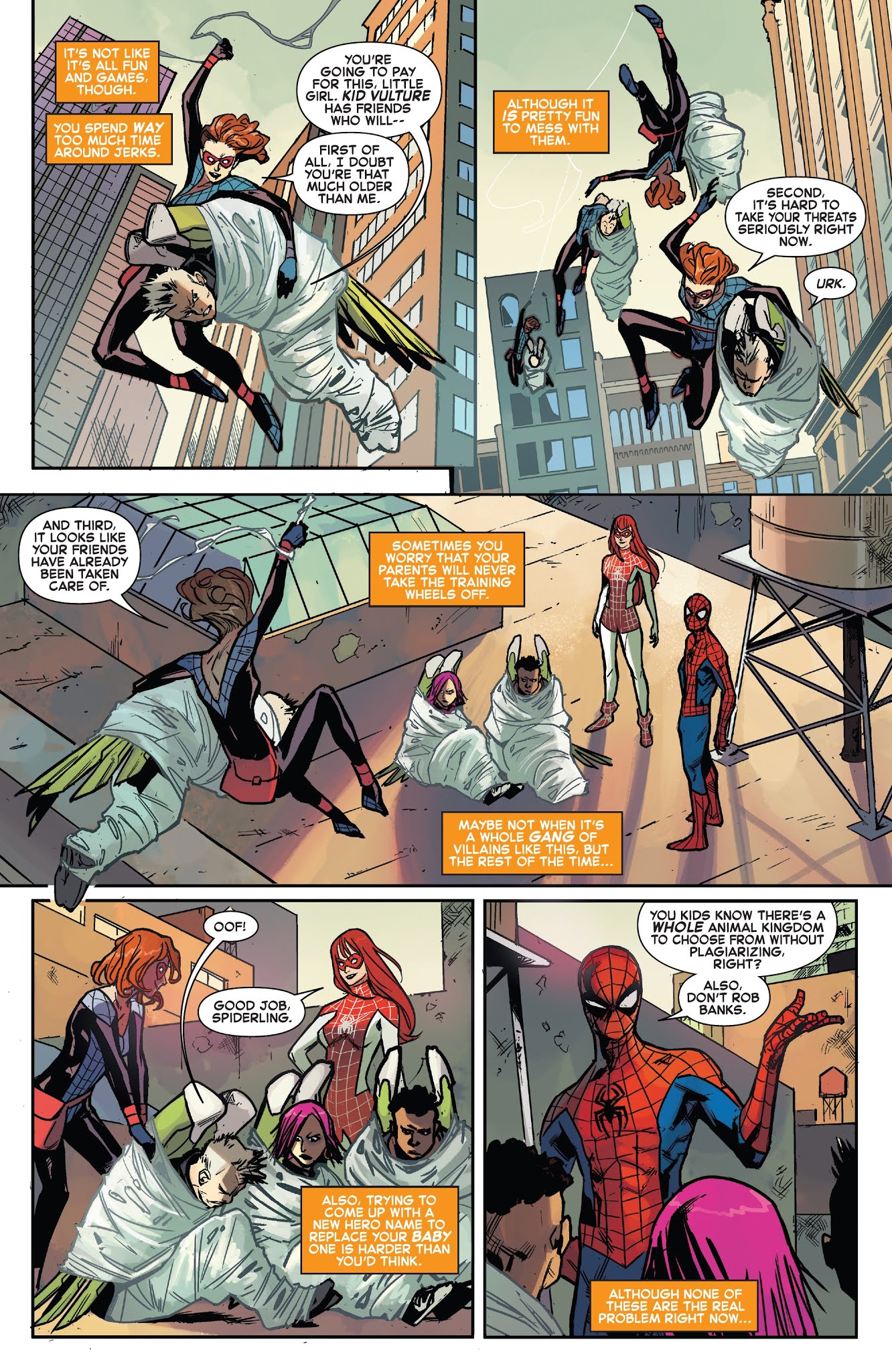 Read online Spider-Girls comic -  Issue #1 - 4