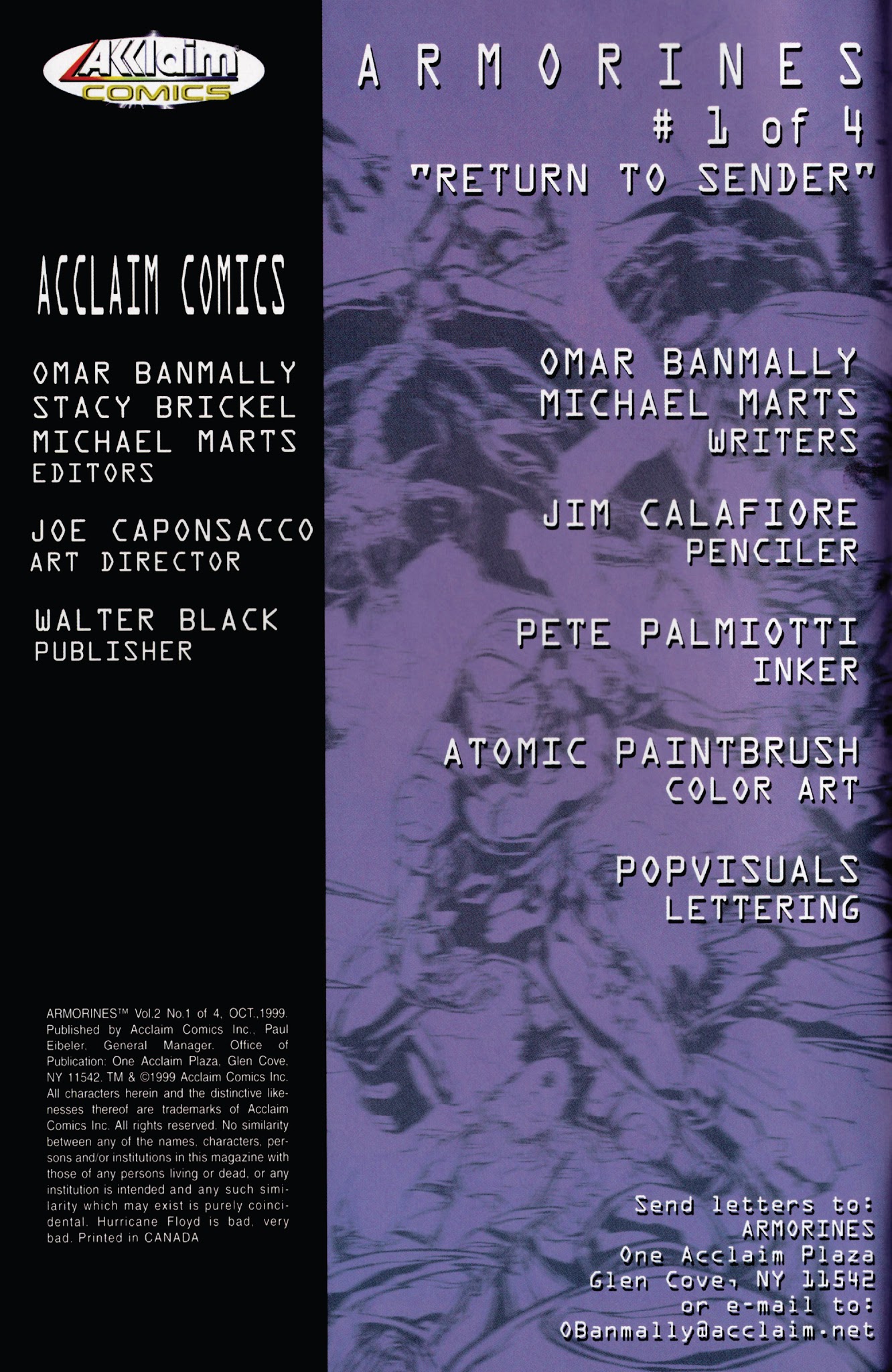 Read online Armorines (1999) comic -  Issue #1 - 2