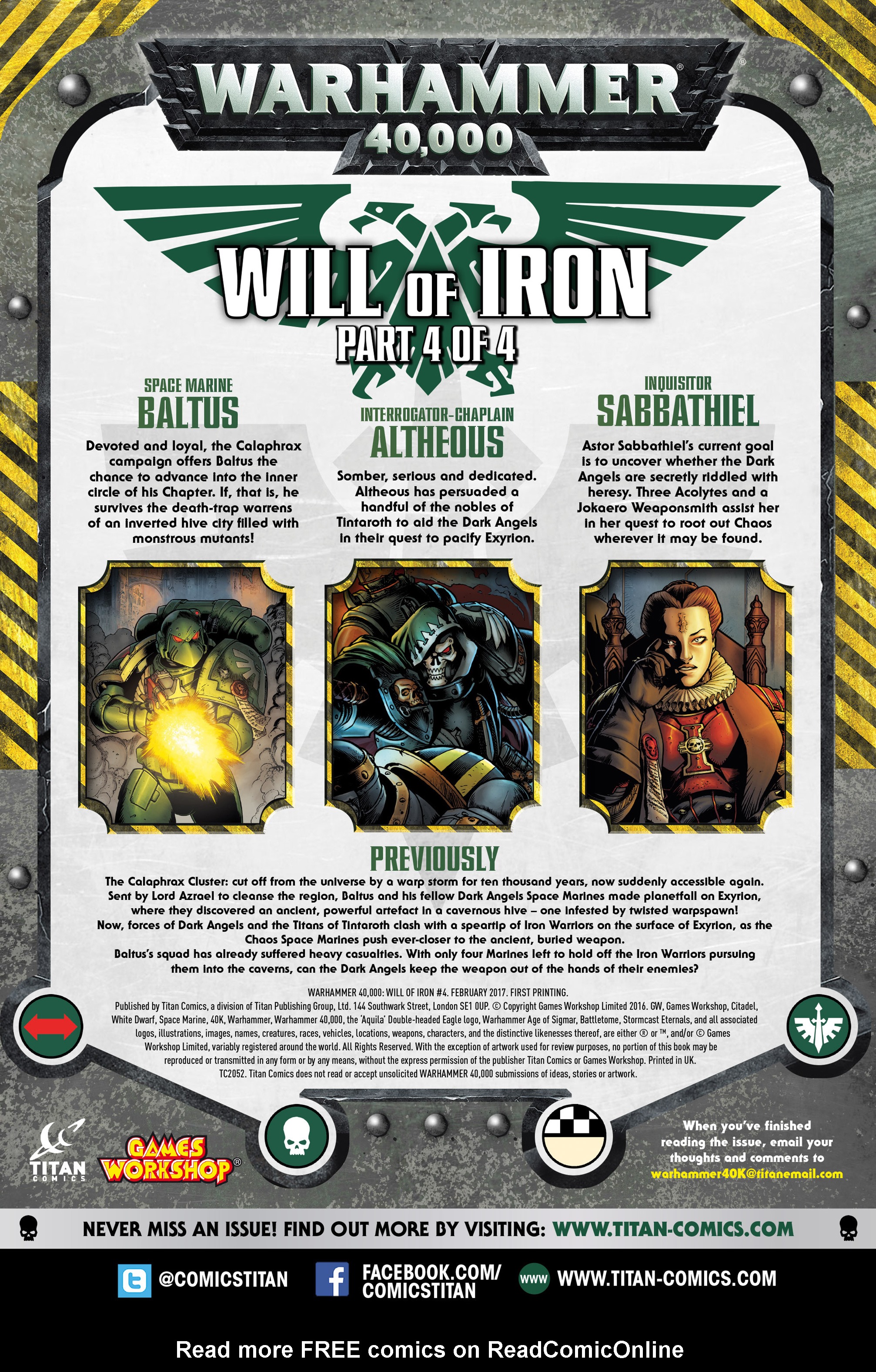 Read online Warhammer 40,000: Will of Iron comic -  Issue #4 - 5