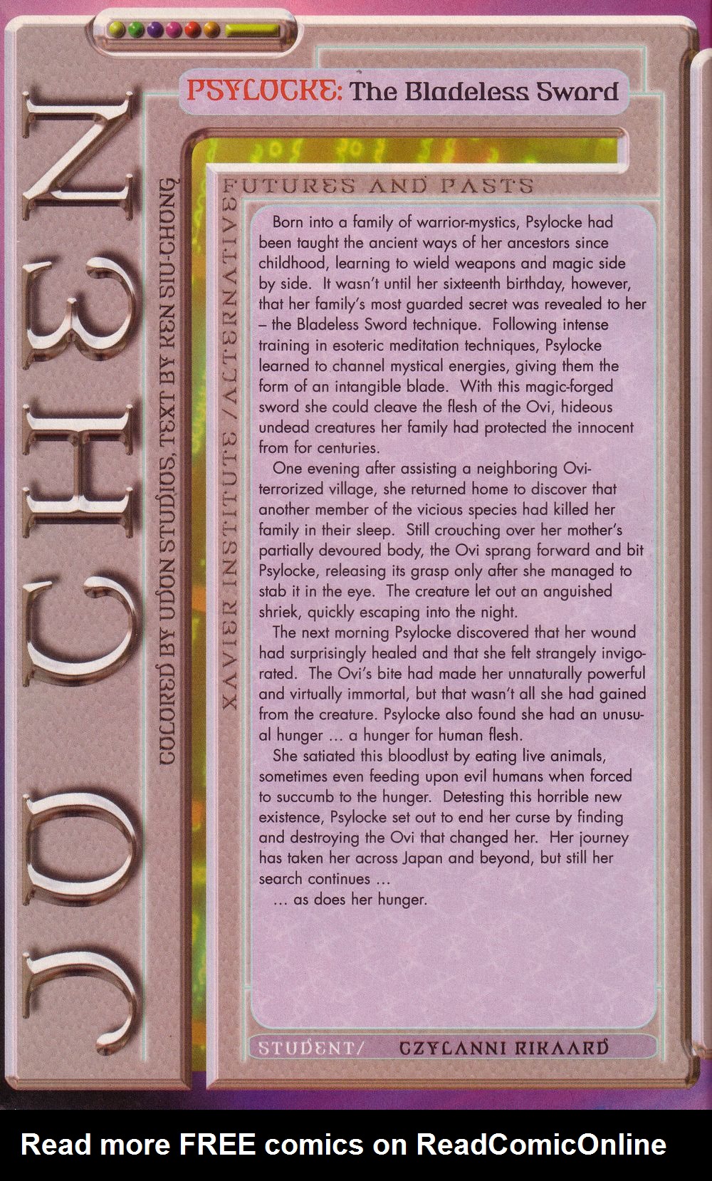 Read online X-Men: Millennial Visions comic -  Issue #2 - 14