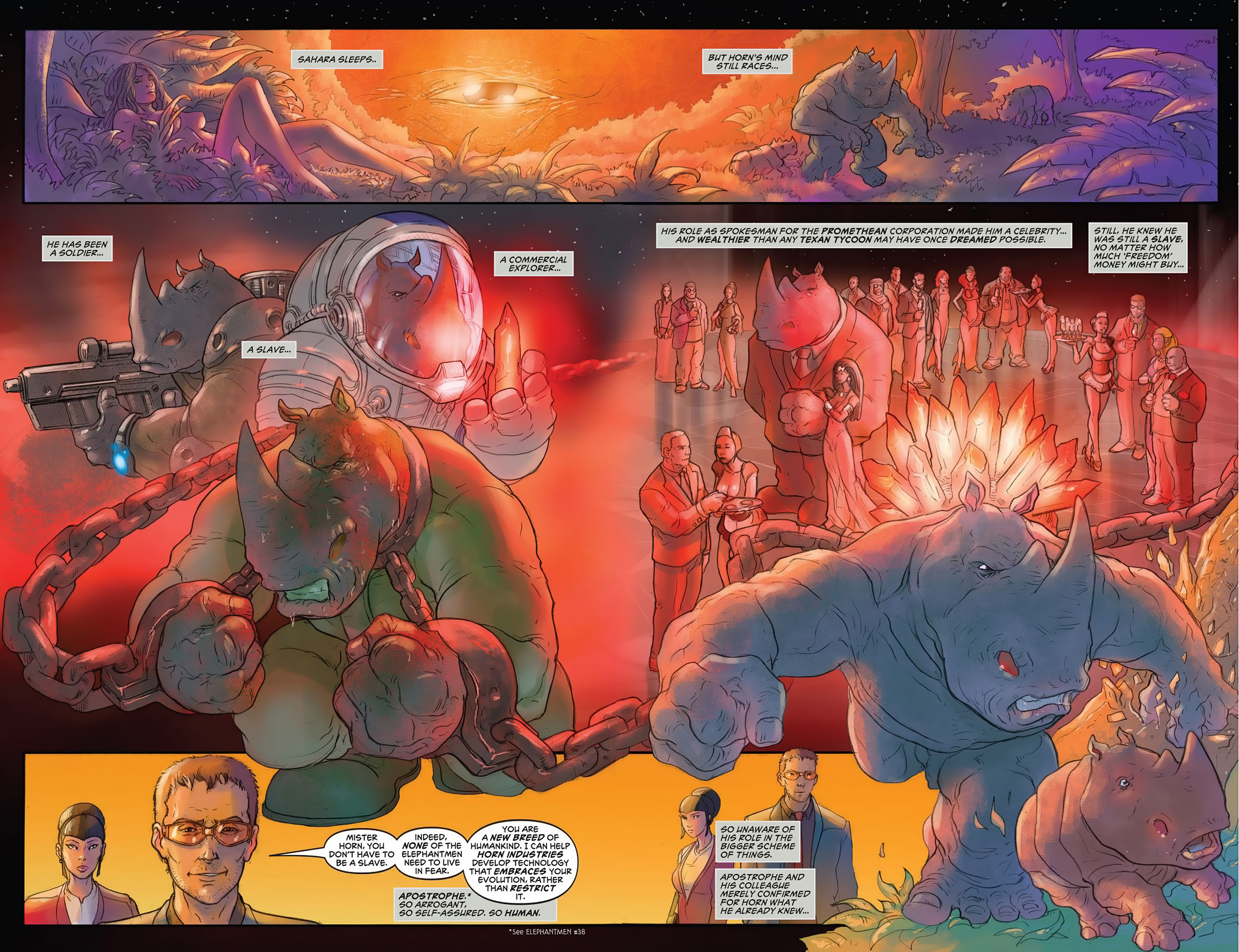 Read online Elephantmen comic -  Issue #39 - 16