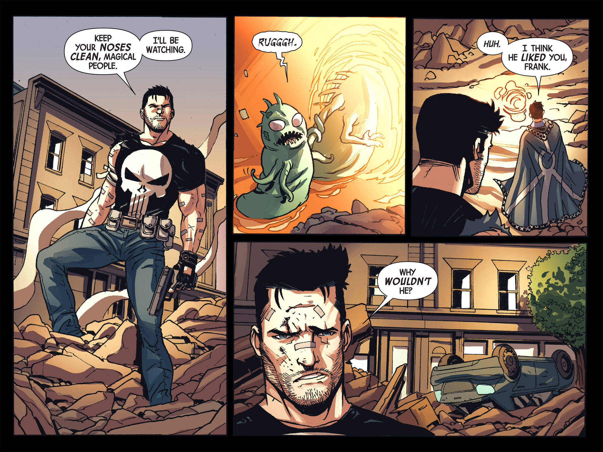 Read online Doctor Strange/Punisher: Magic Bullets Infinite Comic comic -  Issue #8 - 63