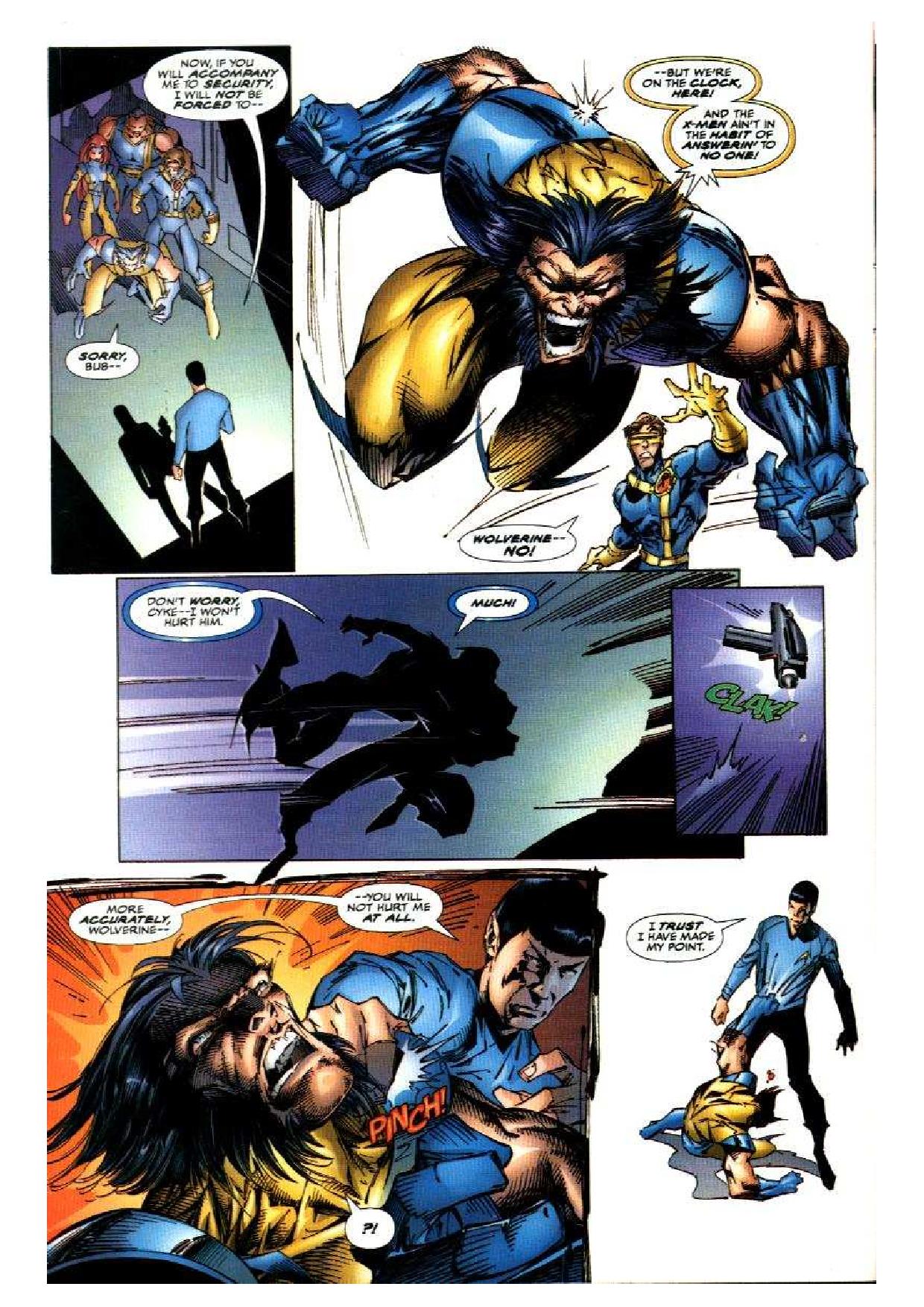 Read online Star Trek/X-Men comic -  Issue # Full - 18