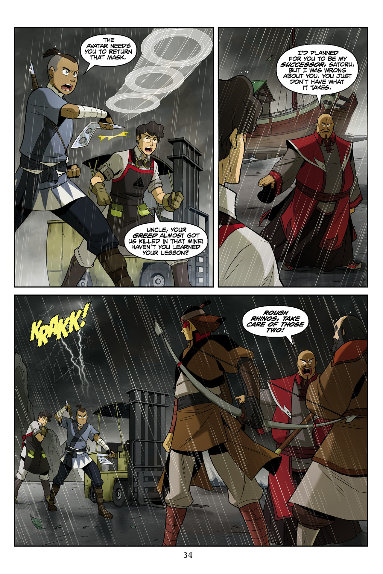 Read online Nickelodeon Avatar: The Last Airbender - The Rift comic -  Issue # Part 3 - 35