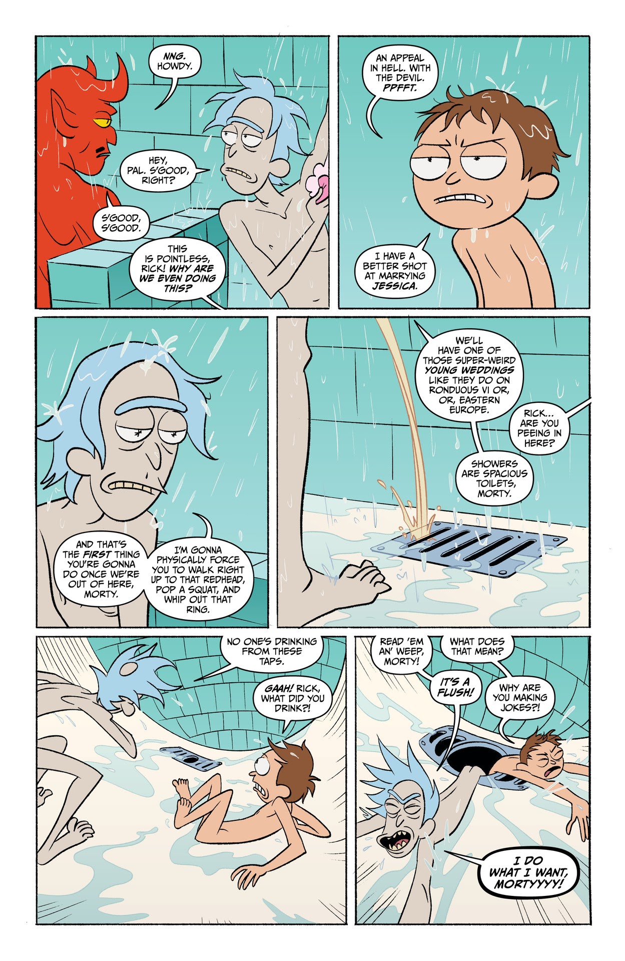 Read online Rick and Morty: Go to Hell comic -  Issue #4 - 4