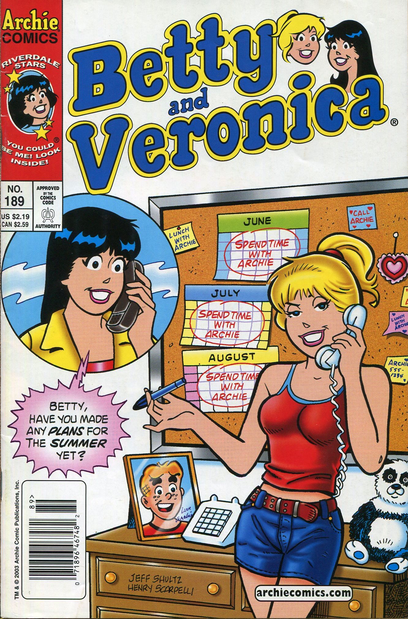 Read online Betty and Veronica (1987) comic -  Issue #189 - 1