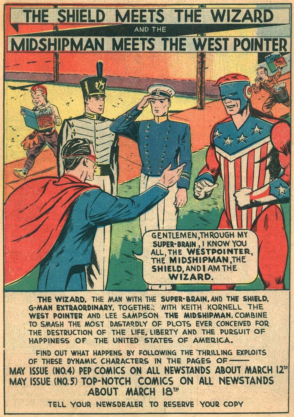 Read online Pep Comics comic -  Issue #3 - 54