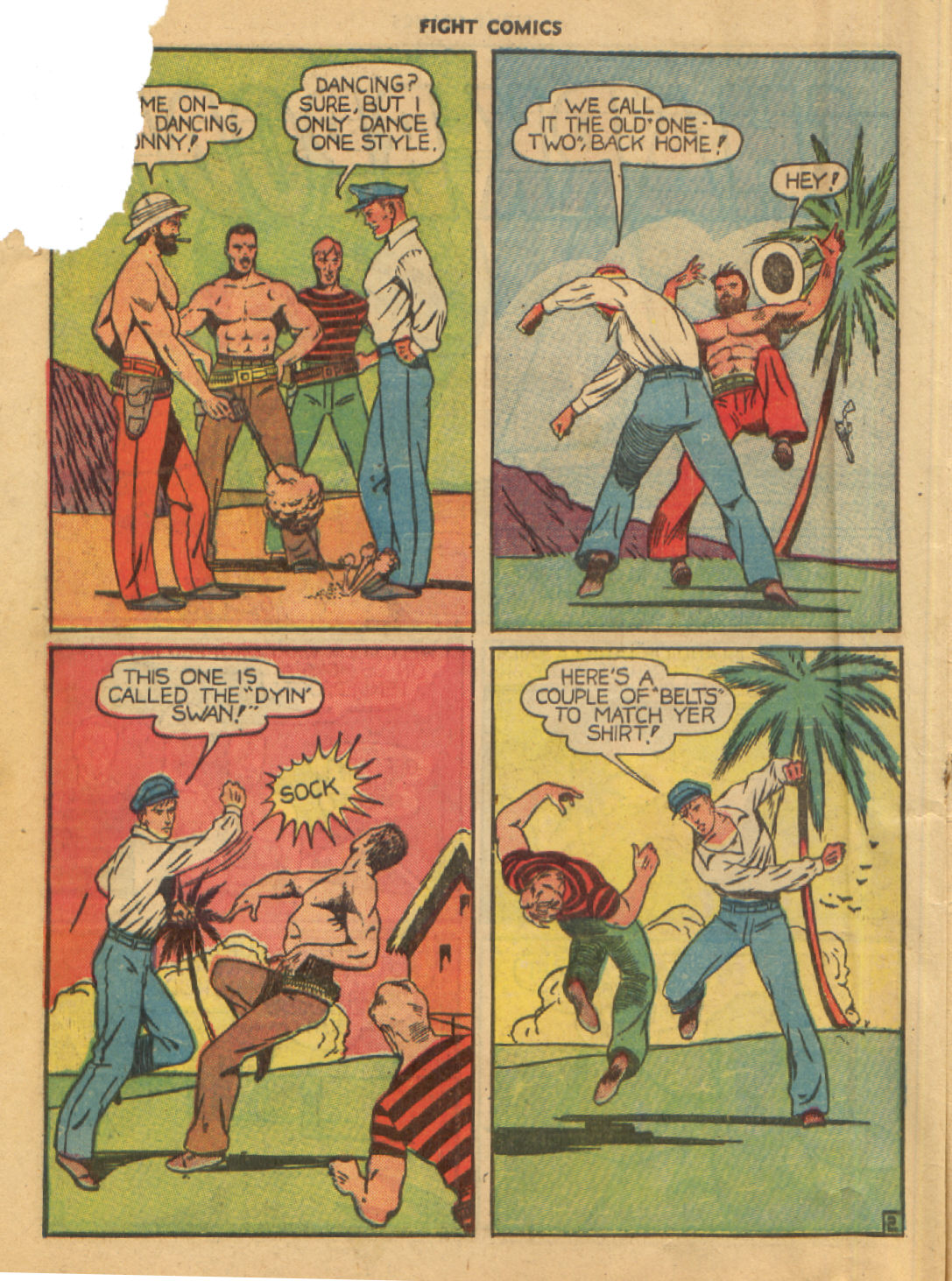 Read online Fight Comics comic -  Issue #3 - 4