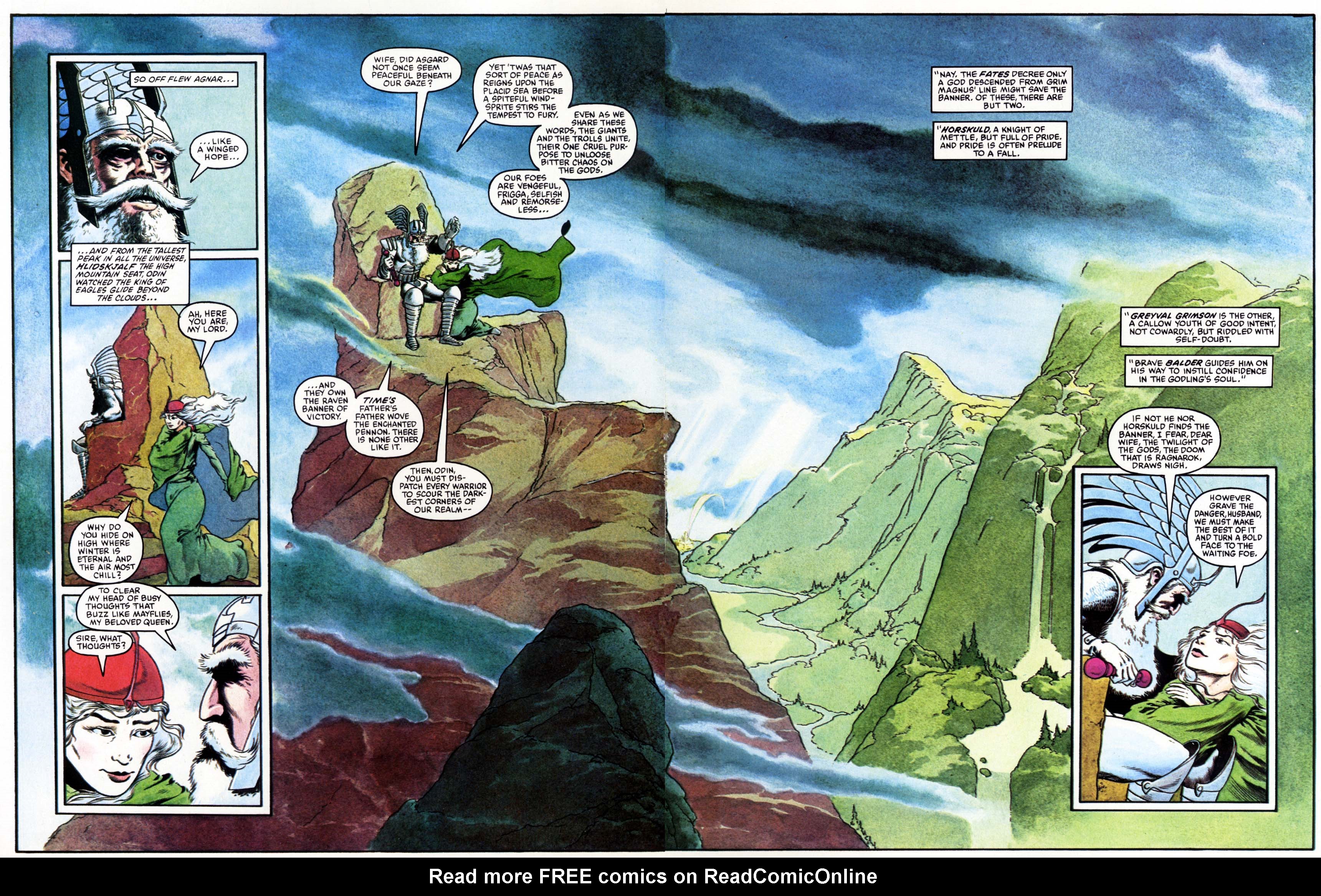 Read online Marvel Graphic Novel comic -  Issue #15 - The Raven Banner - 23