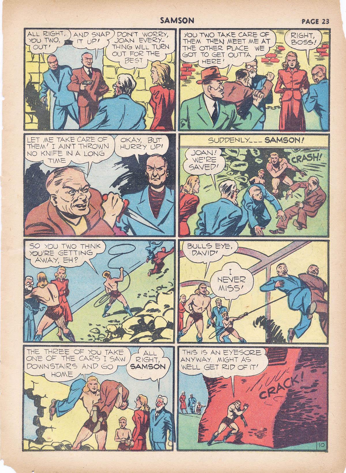 Read online Samson (1940) comic -  Issue #4 - 25