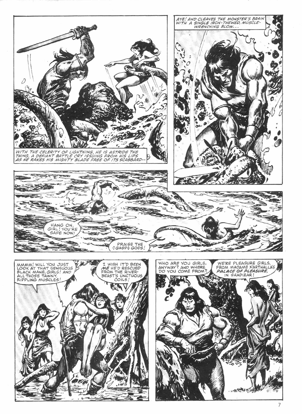 Read online The Savage Sword Of Conan comic -  Issue #81 - 7