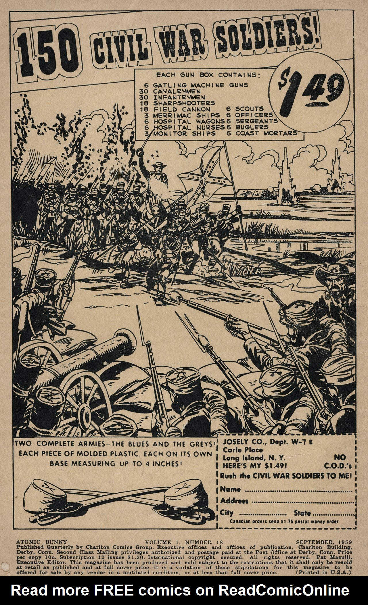 Read online Atomic Bunny comic -  Issue #18 - 2