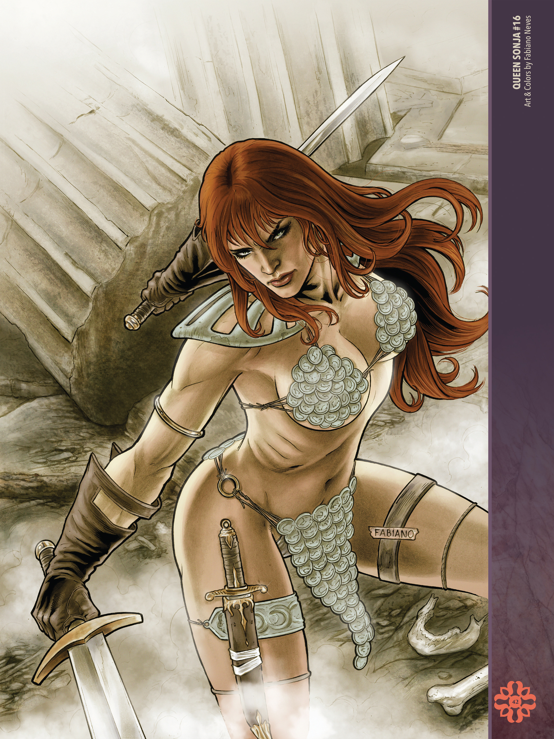 Read online The Art of Red Sonja comic -  Issue # TPB 2 (Part 1) - 42
