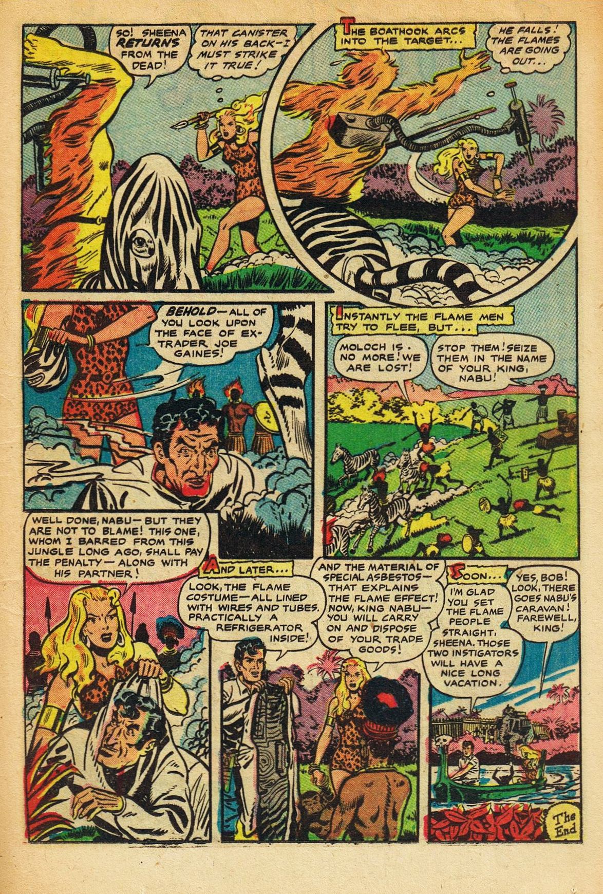 Read online Sheena, Queen of the Jungle (1942) comic -  Issue #11 - 13