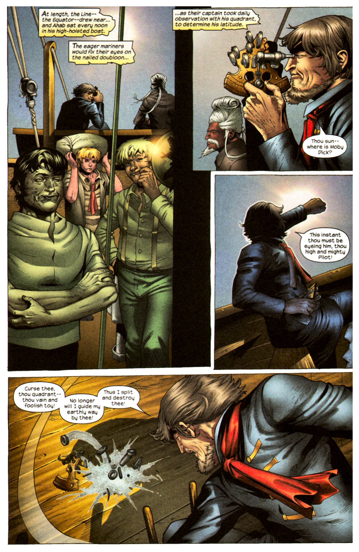 Read online Marvel Illustrated: Moby Dick comic -  Issue # TPB - 84