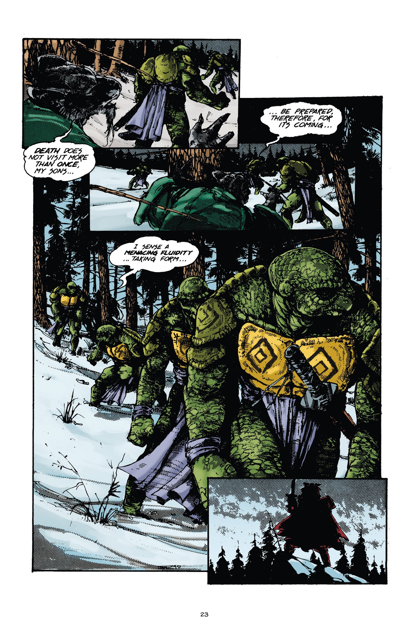 Read online Teenage Mutant Ninja Turtles Legends: Soul's Winter By Michael Zulli comic -  Issue # TPB - 23