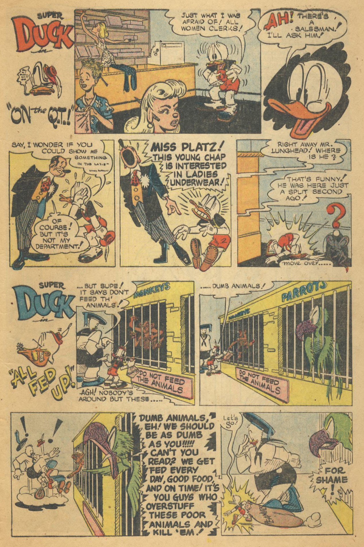 Read online Super Duck Comics comic -  Issue #54 - 5