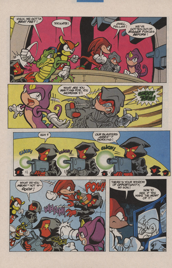 Read online Knuckles the Echidna comic -  Issue #3 - 28