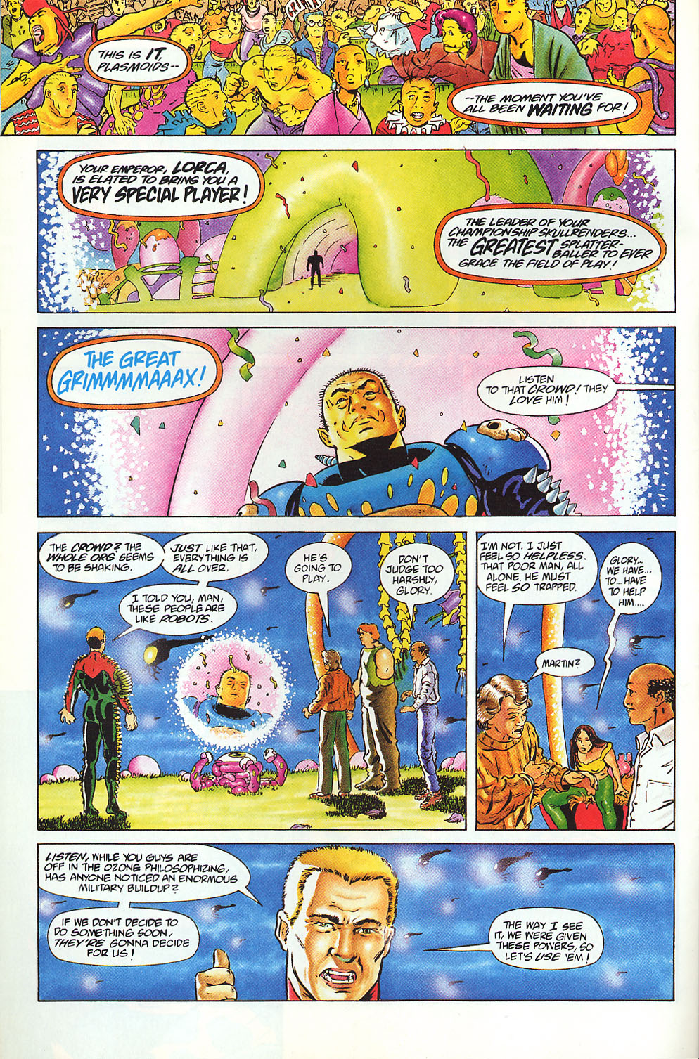 Read online Warriors of Plasm comic -  Issue #9 - 9