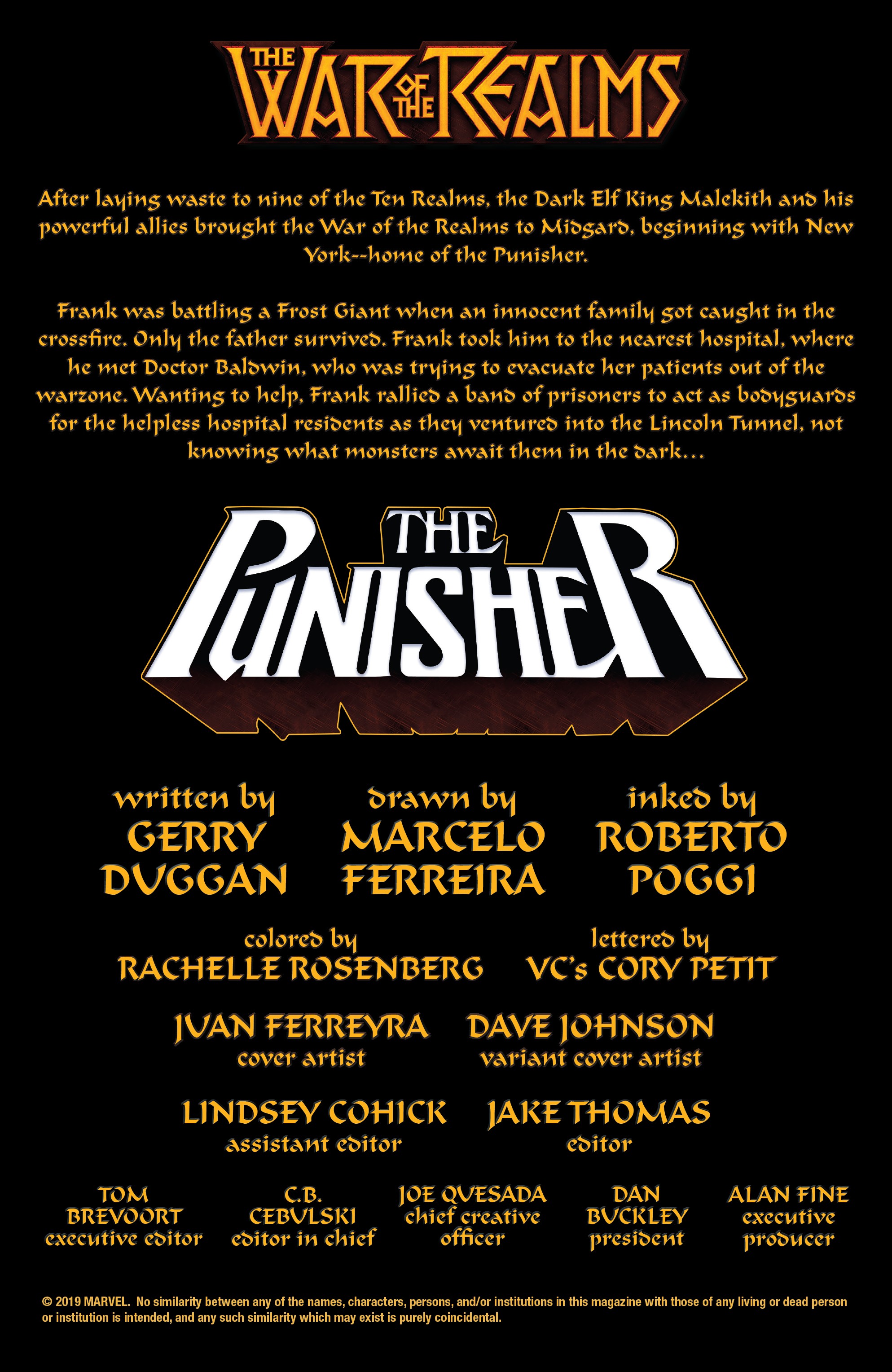 Read online War of the Realms: Punisher comic -  Issue #2 - 2
