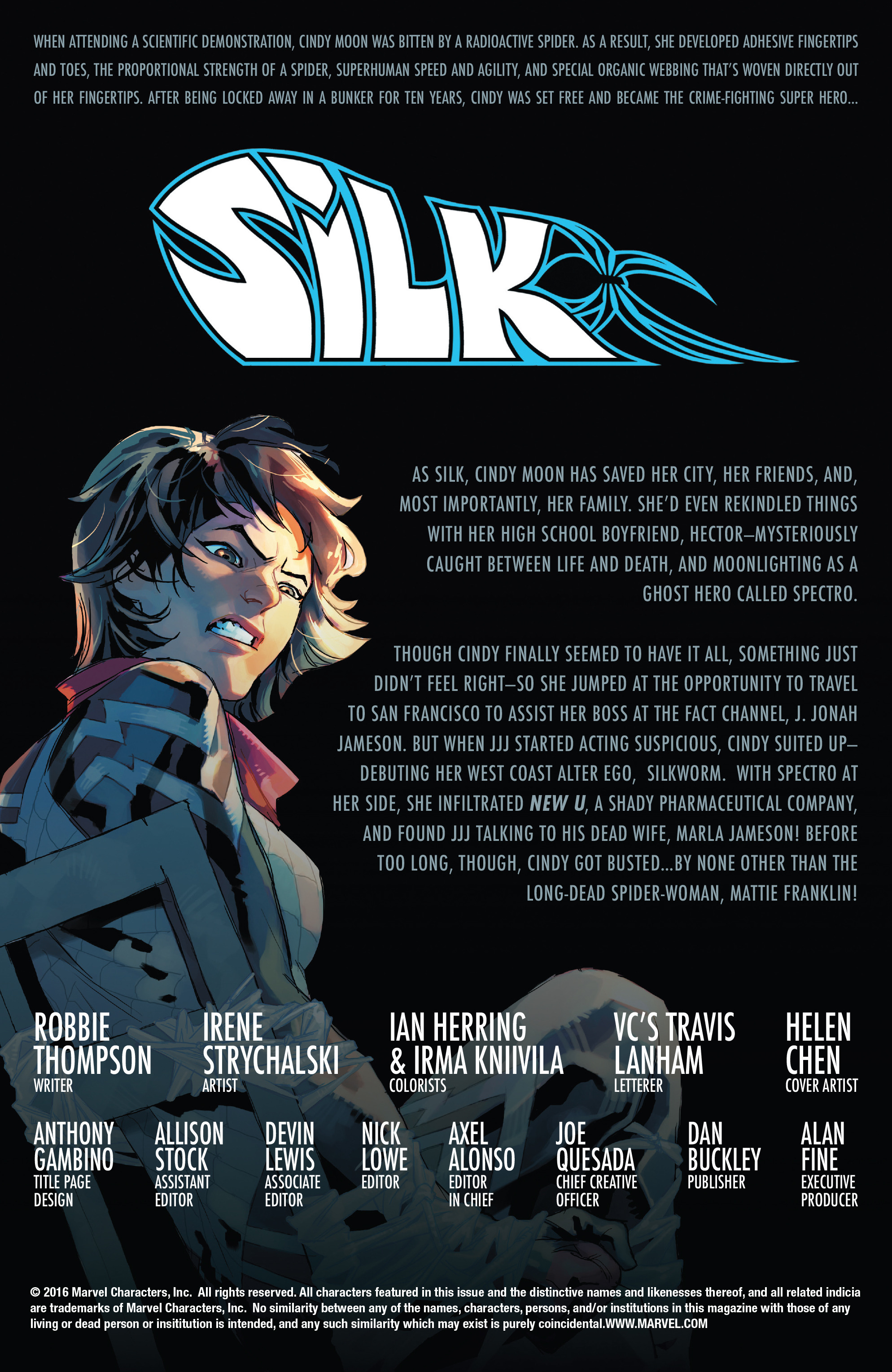 Read online Silk (2016) comic -  Issue #15 - 2