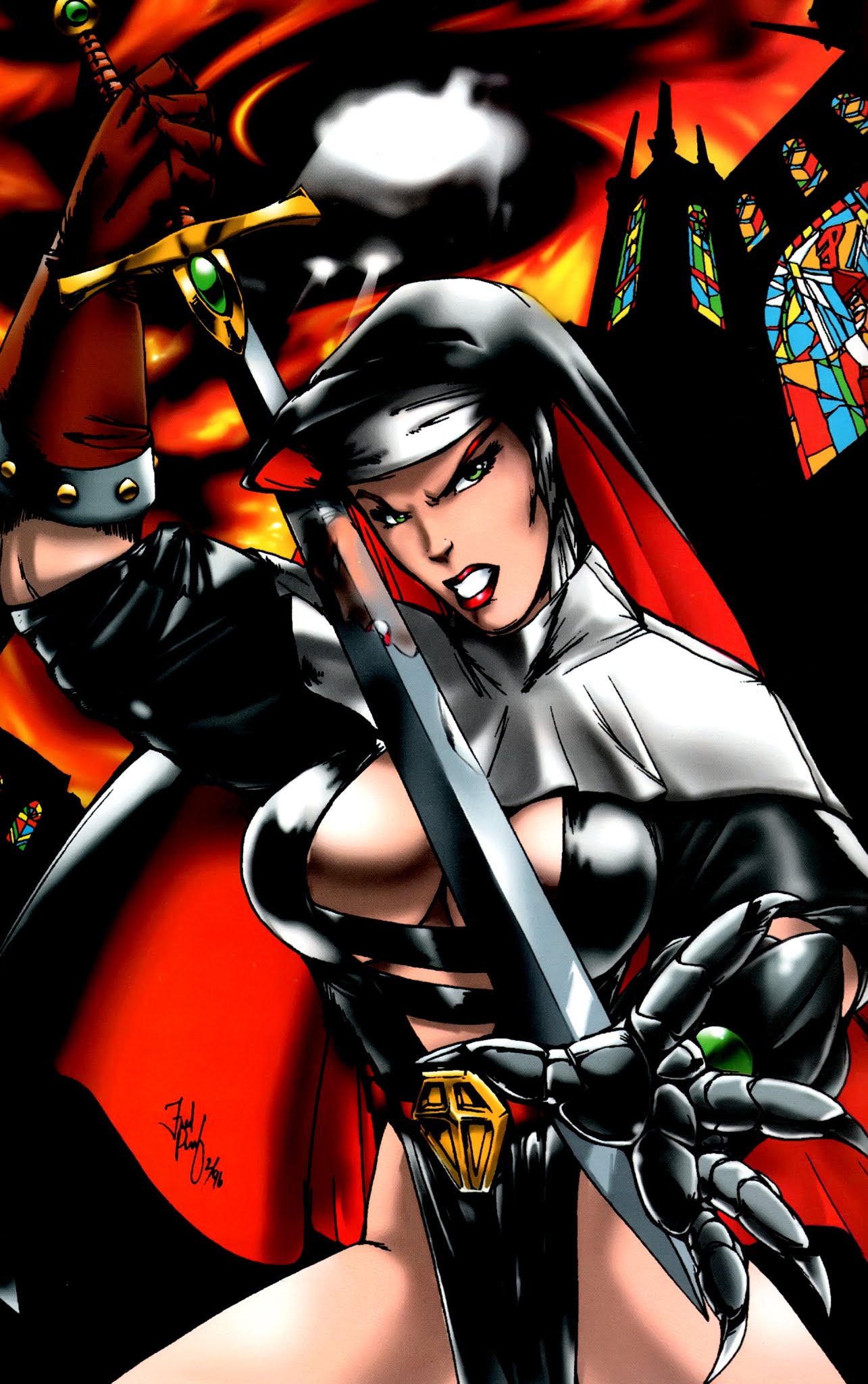Read online Warrior Nun Areala: Portraits comic -  Issue # Full - 14