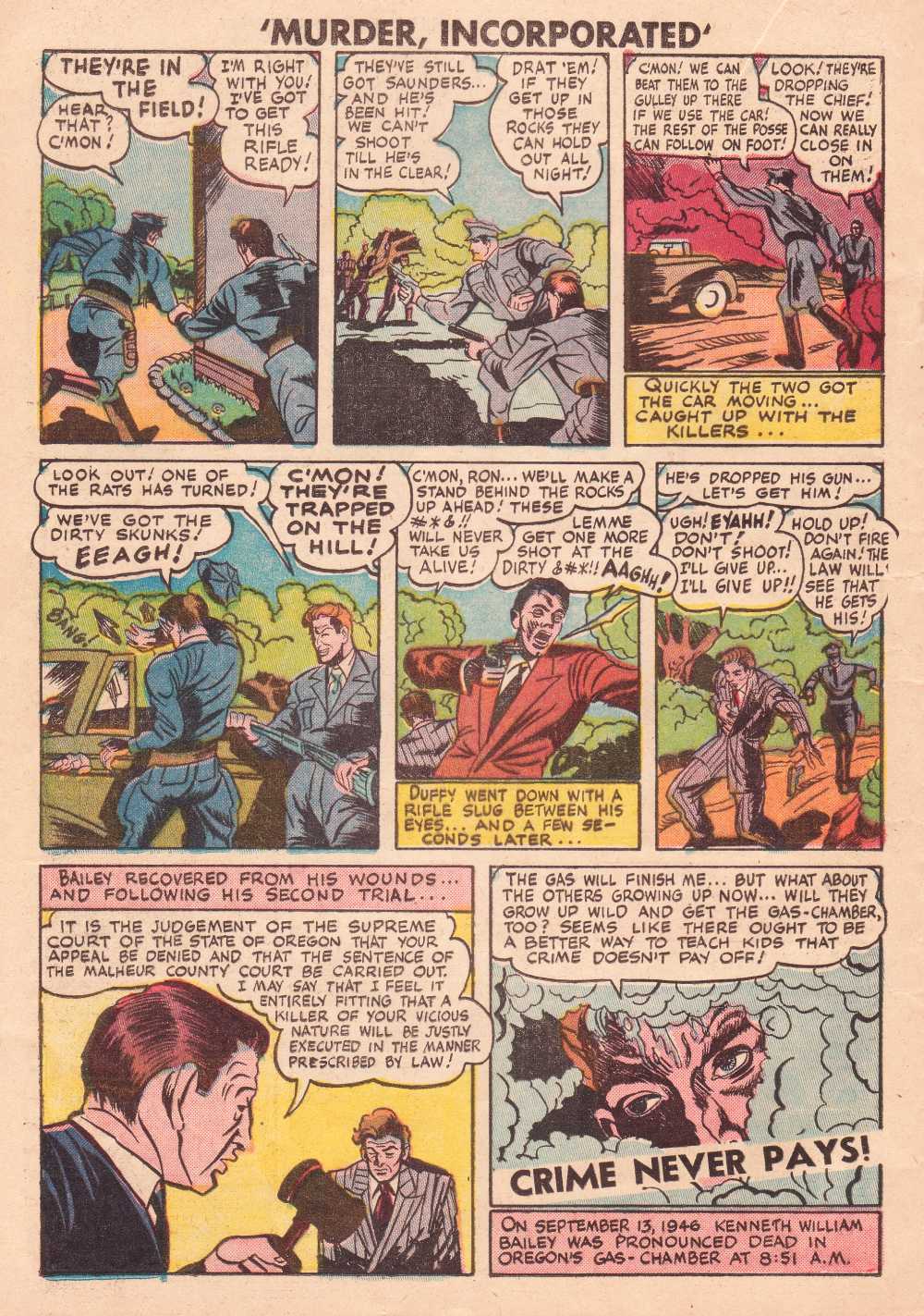 Read online Murder Incorporated (1948) comic -  Issue #8 - 20