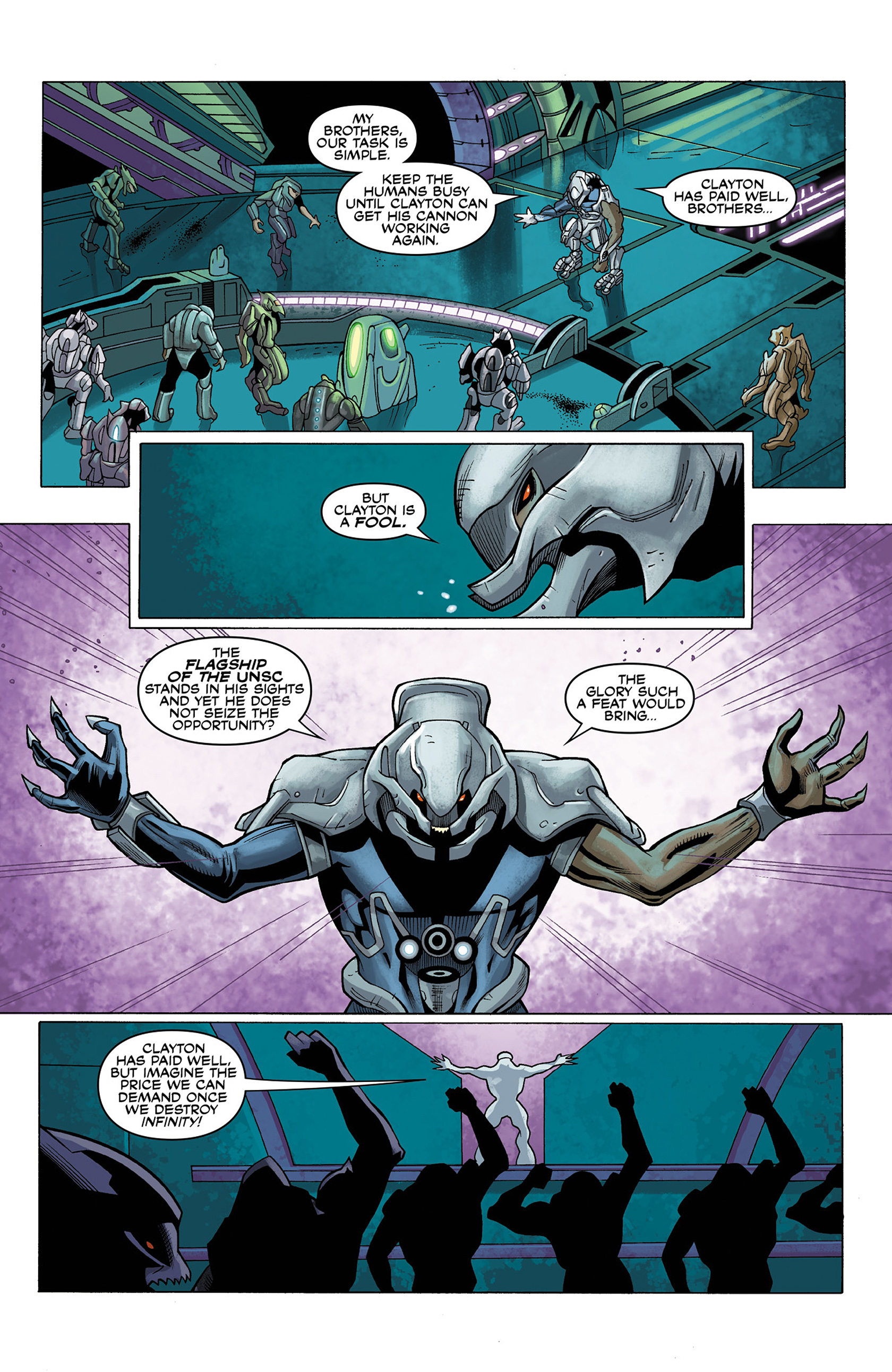 Read online Halo: Escalation comic -  Issue #6 - 9