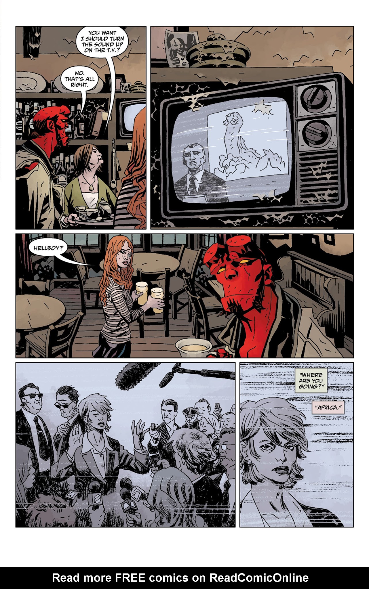Read online Hellboy: The Storm And The Fury comic -  Issue # TPB - 54