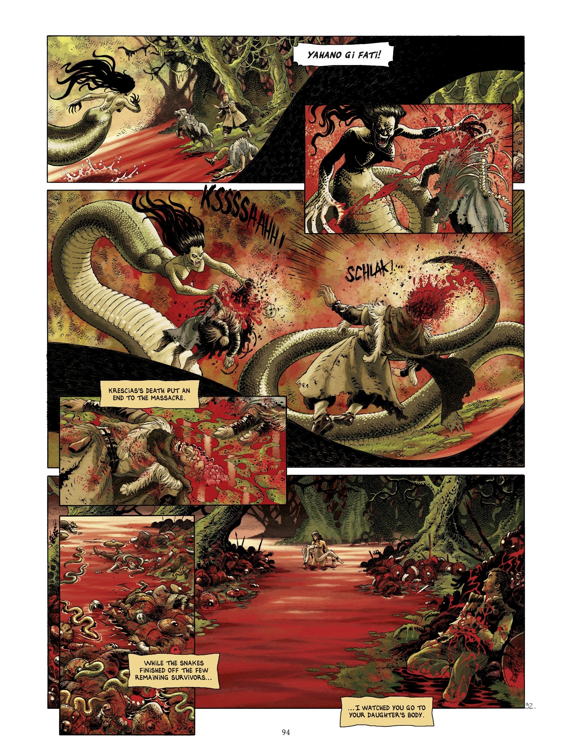 Read online Layla: A Tale of the Scarlet Swamp comic -  Issue # TPB - 96
