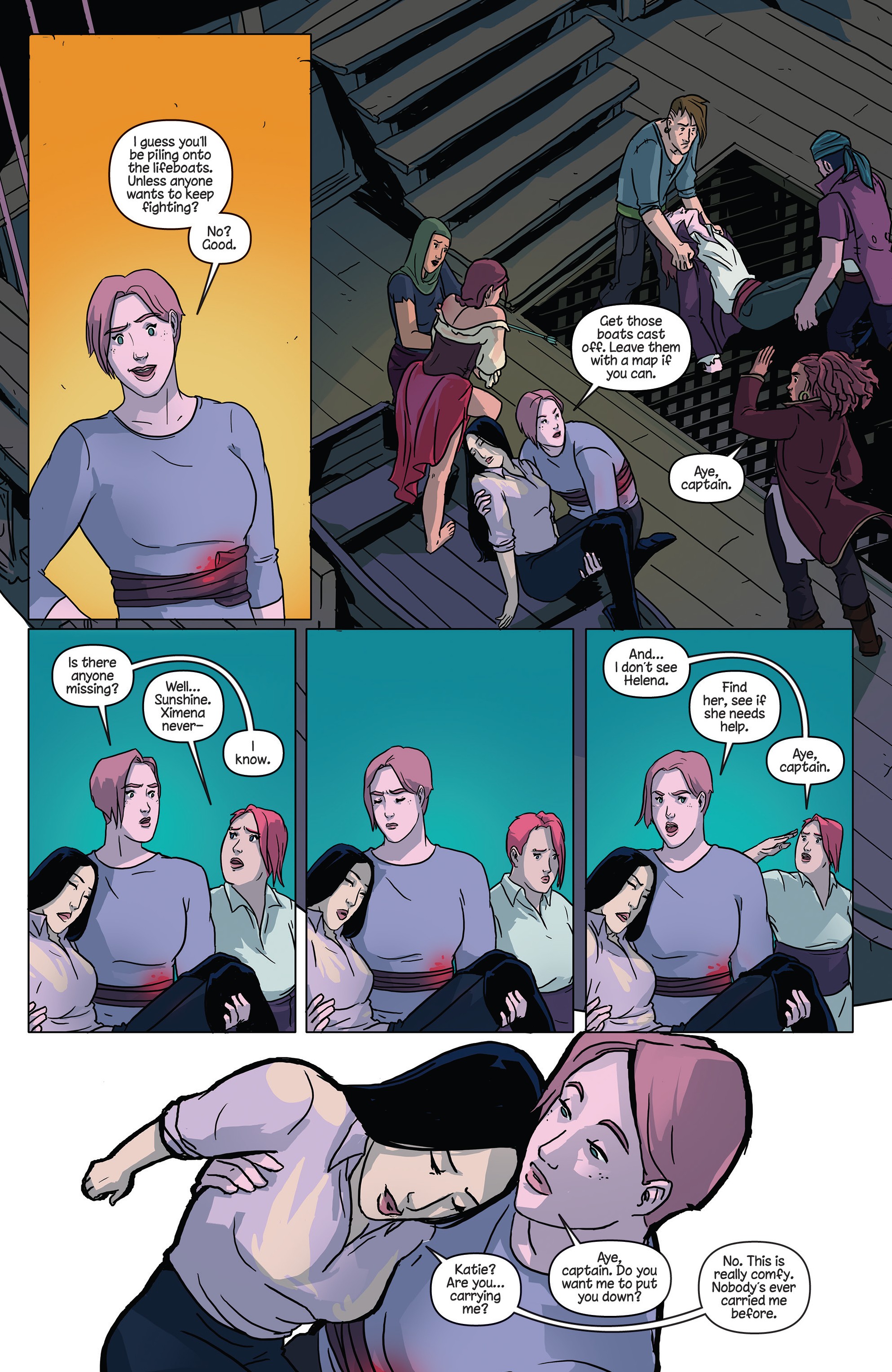 Read online Princeless Raven Year Two: Love and Revenge comic -  Issue # _TPB Two Ships In the Night - 71