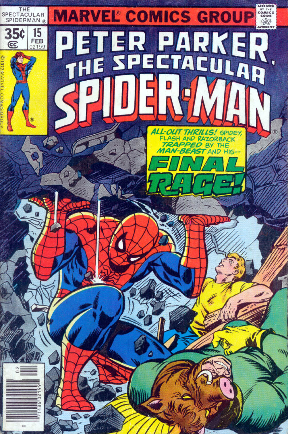 Read online The Spectacular Spider-Man (1976) comic -  Issue #15 - 1