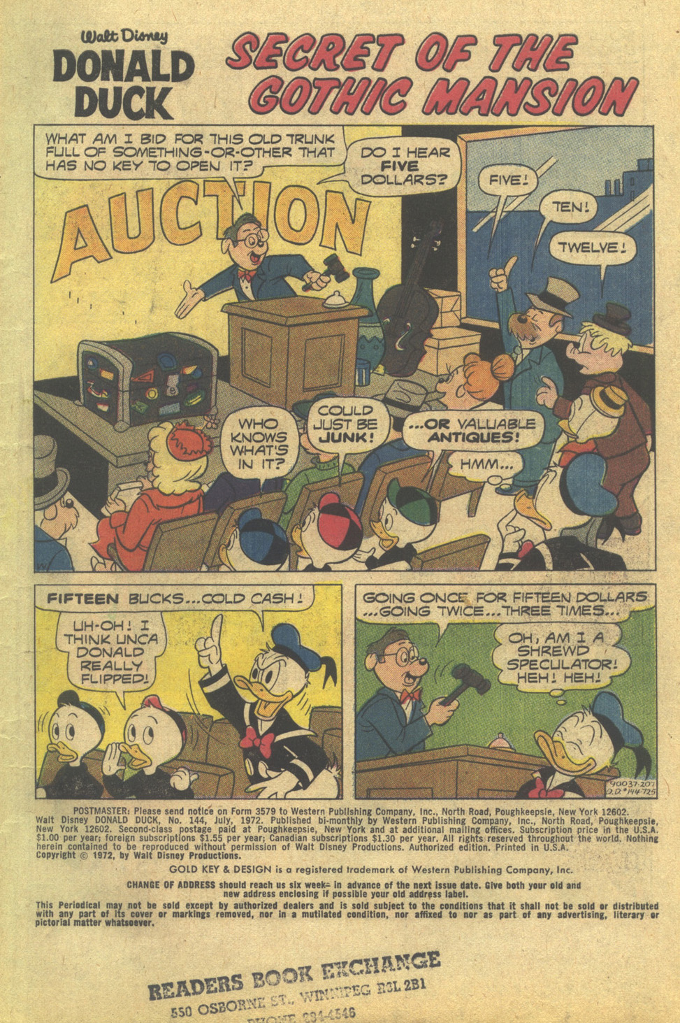 Read online Donald Duck (1962) comic -  Issue #144 - 3