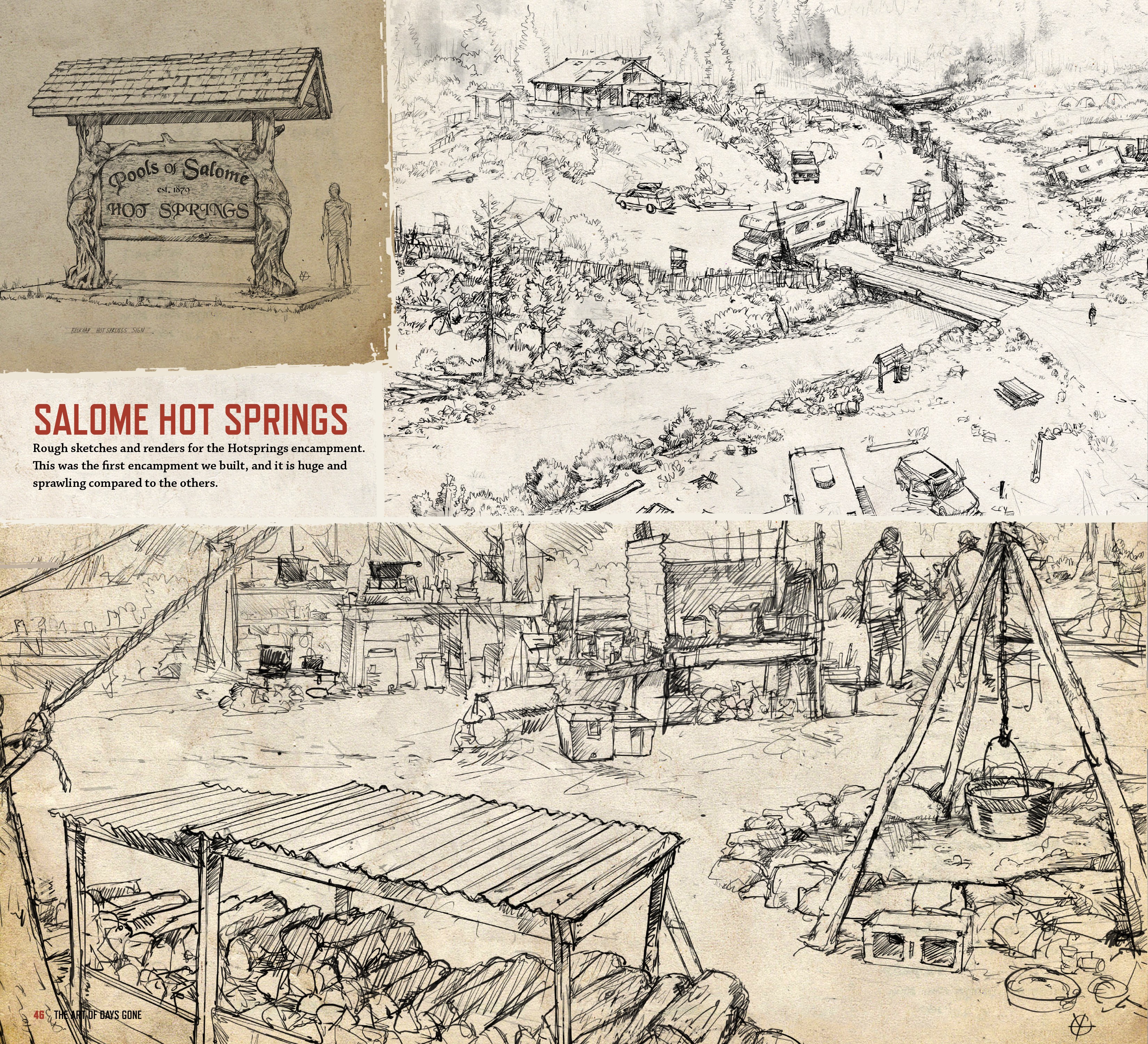 Read online The Art of Days Gone comic -  Issue # TPB (Part 1) - 44