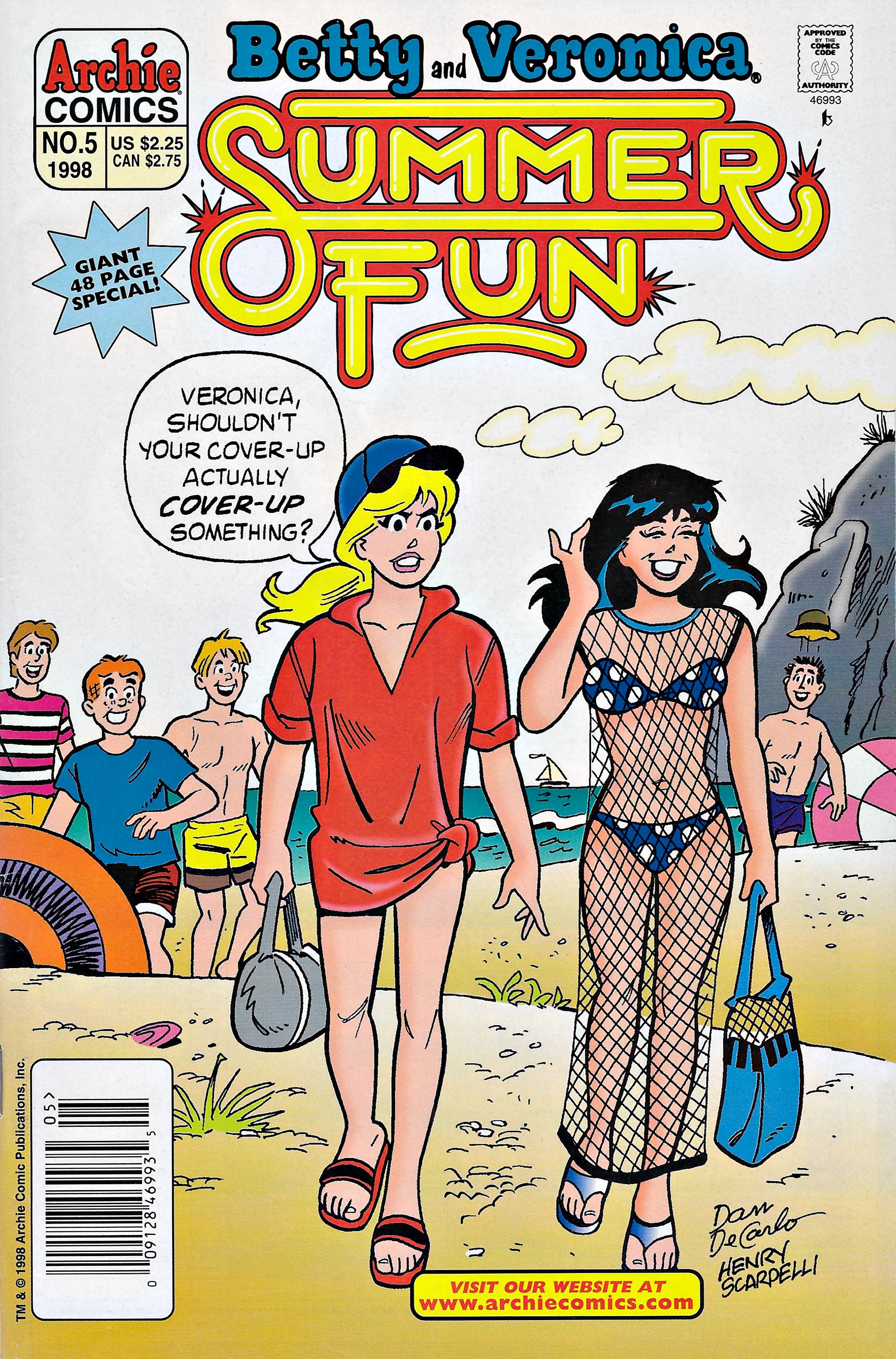 Read online Betty And Veronica: Summer Fun (1994) comic -  Issue #5 - 1