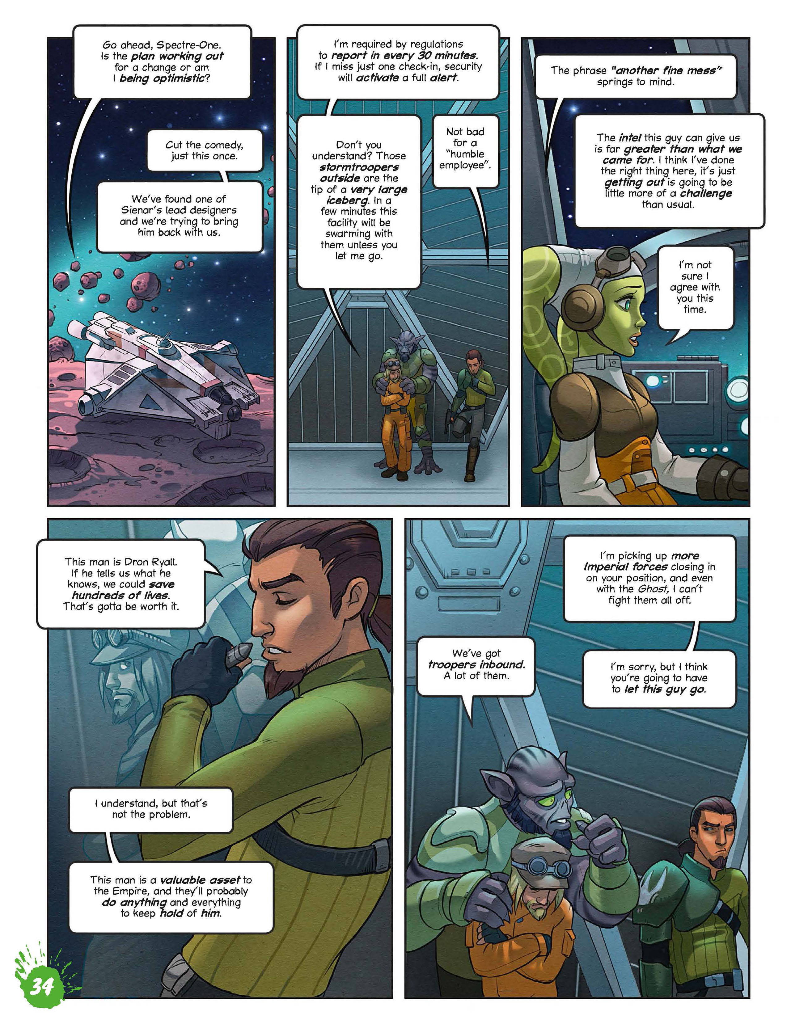 Read online Star Wars Rebels Magazine comic -  Issue #7 - 34