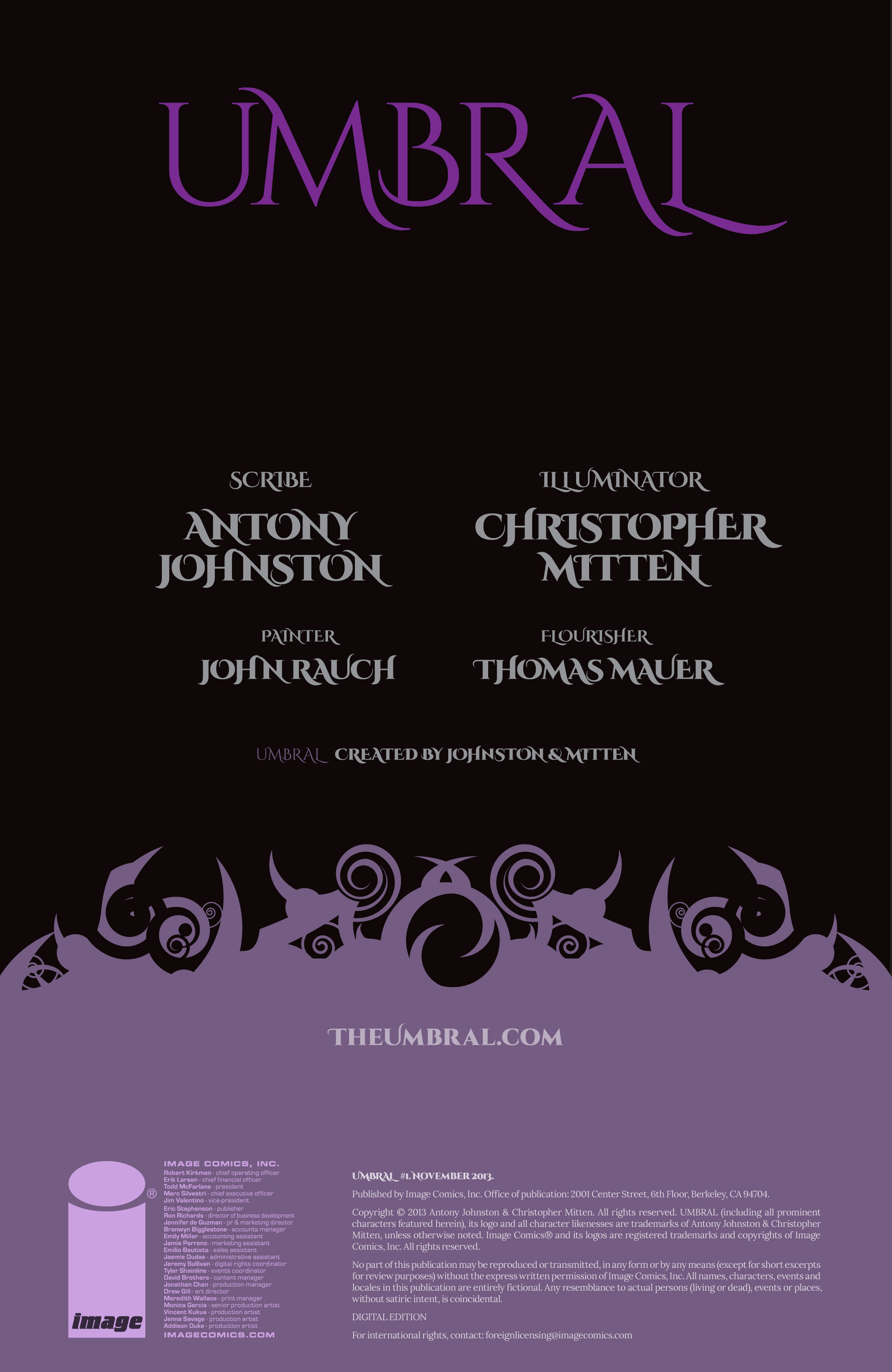 Read online Umbral comic -  Issue #1 - 2