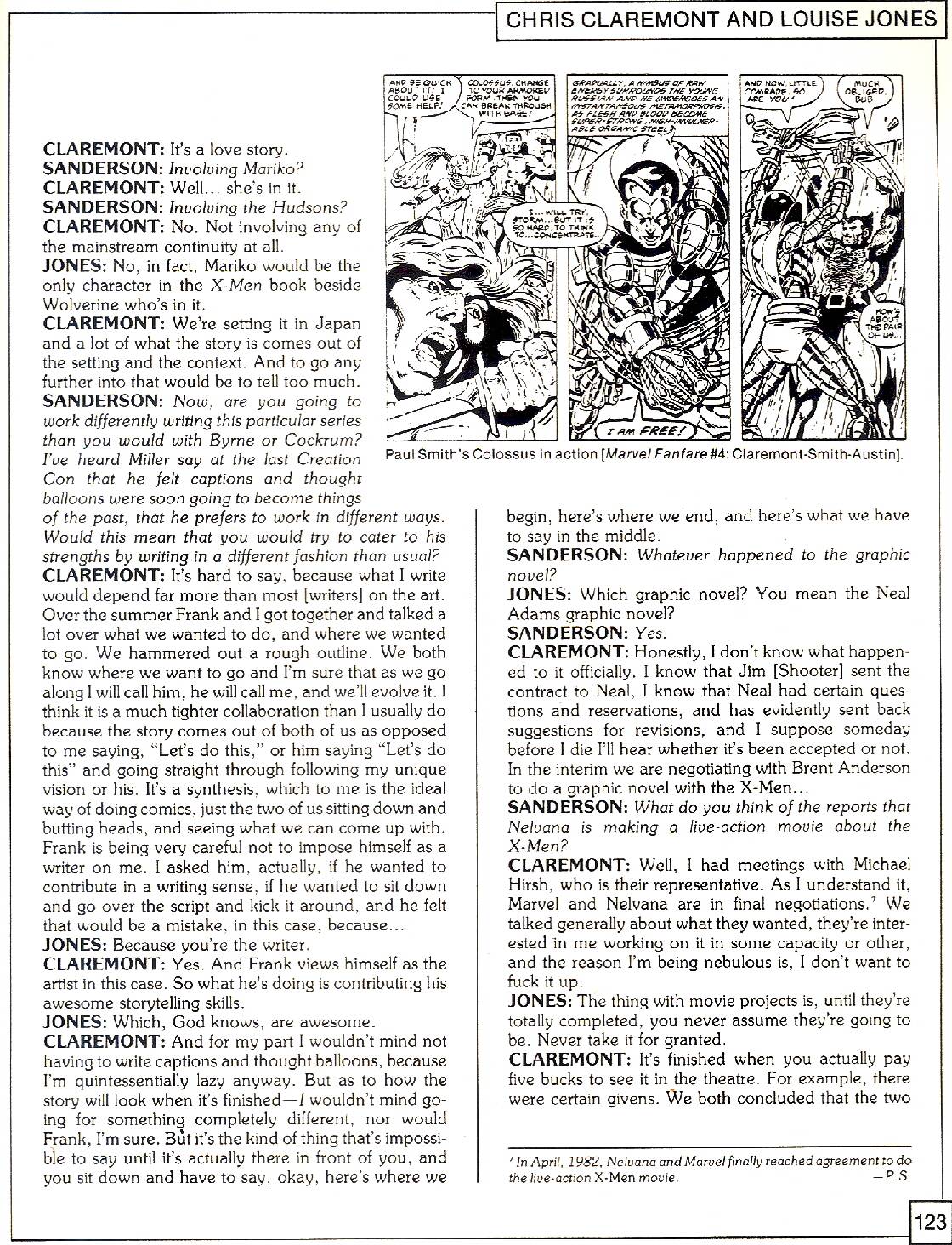 Read online The X-Men Companion comic -  Issue #2 - 123