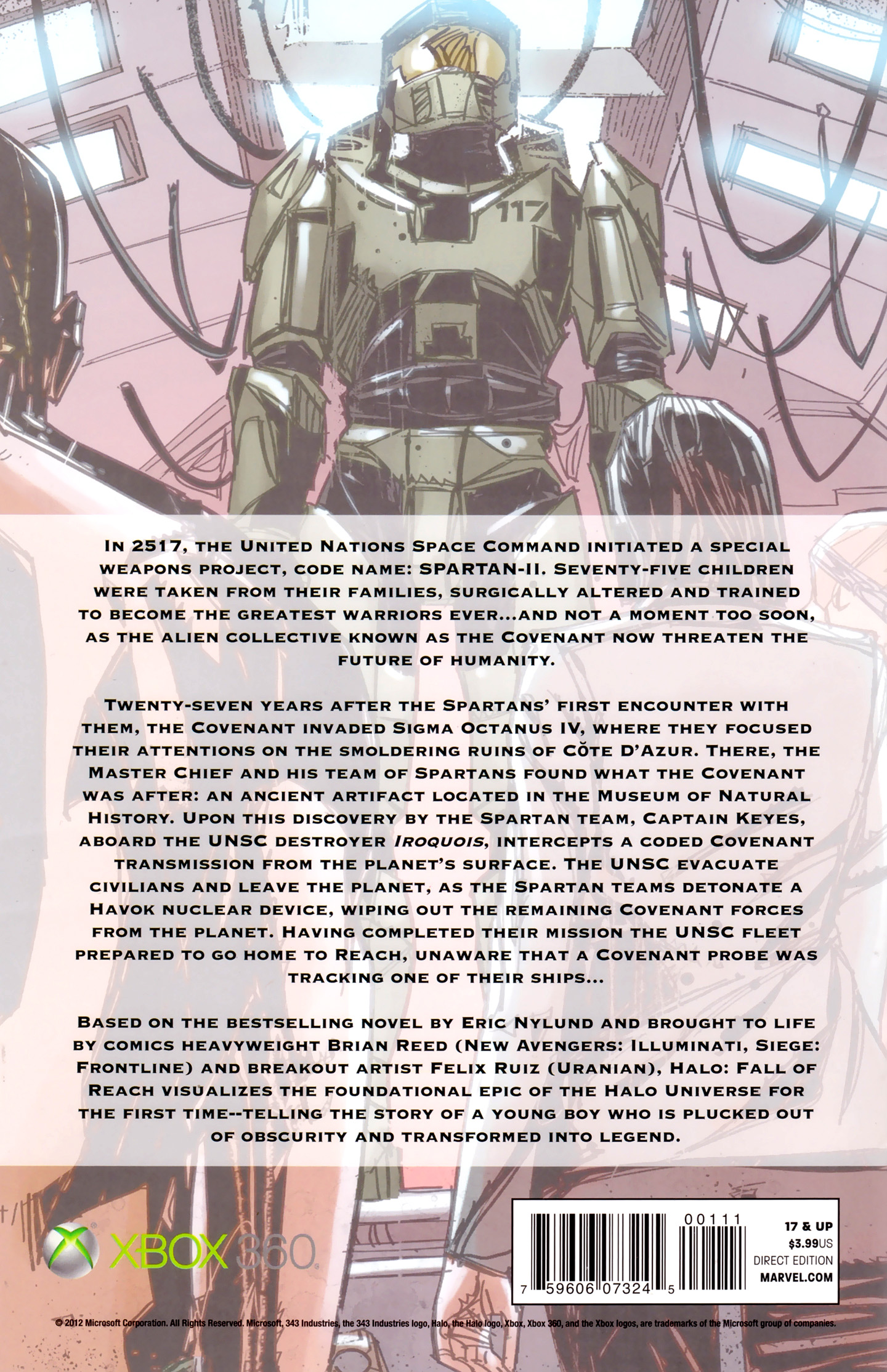Read online Halo: Fall Of Reach - Invasion comic -  Issue #1 - 34